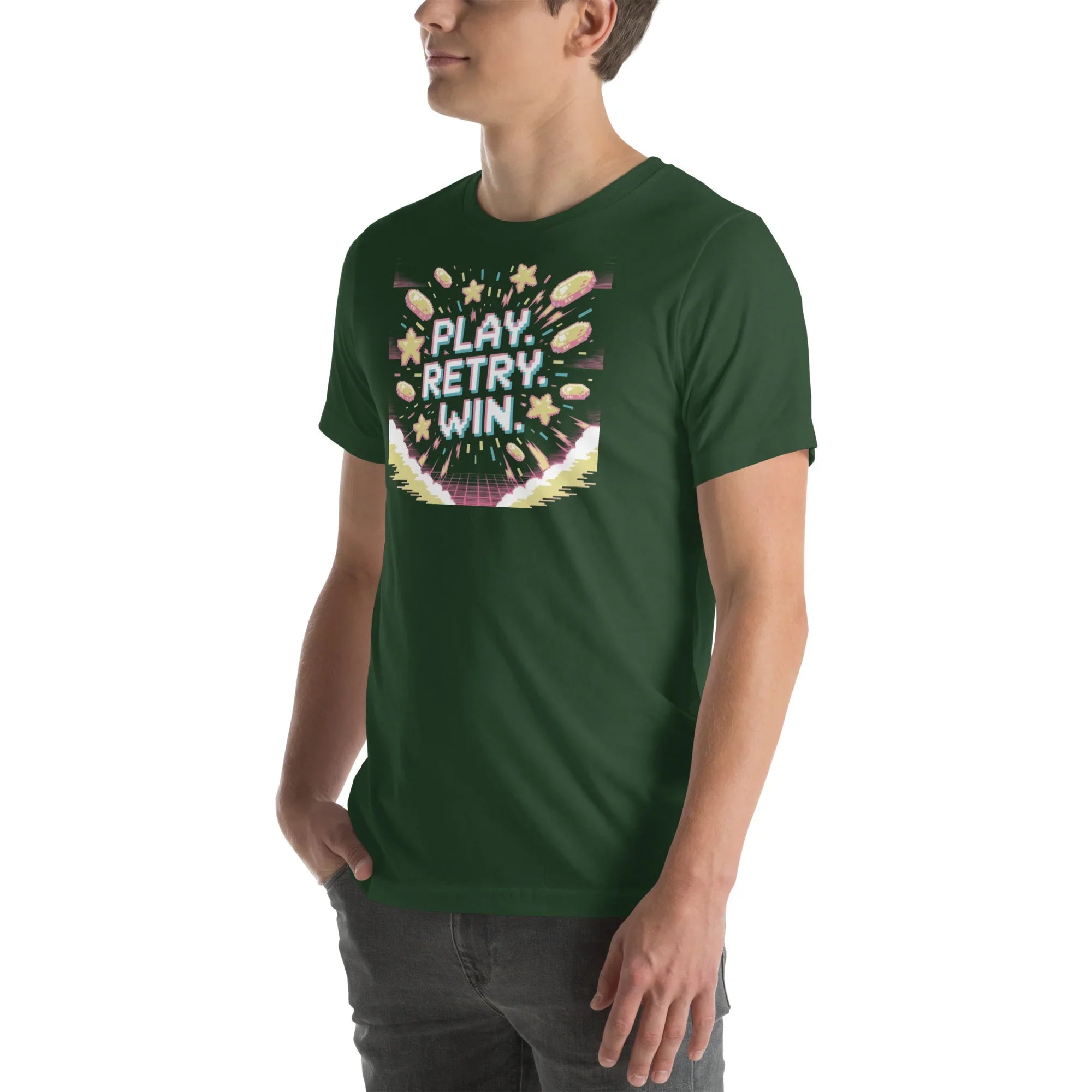 Retro Platformer T-Shirt – Fall Guys Gamer Tee - RaZits