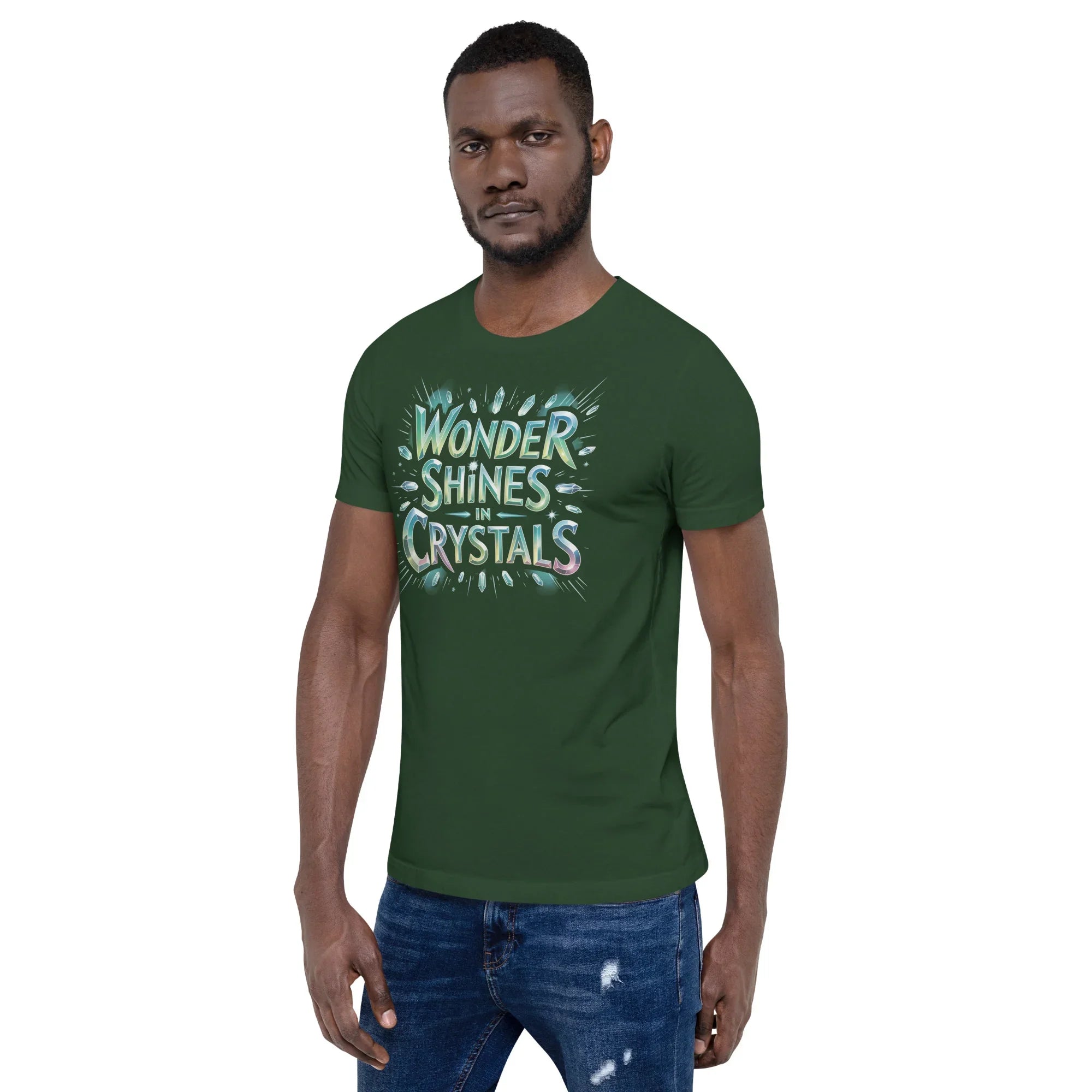 Wonder Shines in Crystals – JRPG Crystal T-Shirt - RaZits