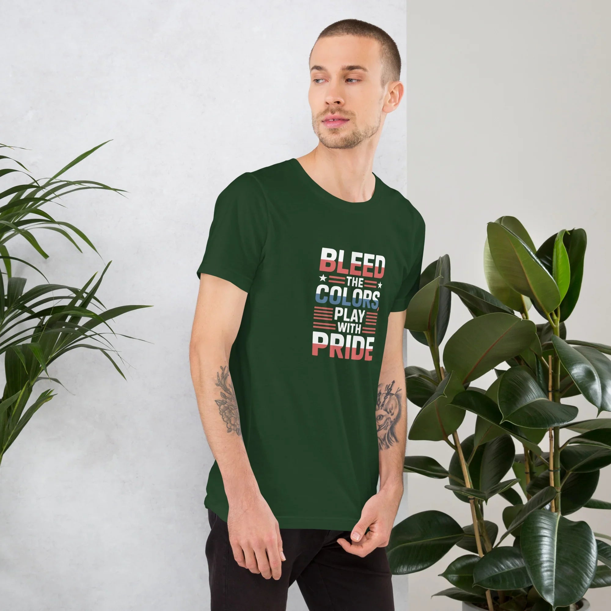 Bleed the Colors Tee – Rugby Pride Graphic Shirt - RaZits