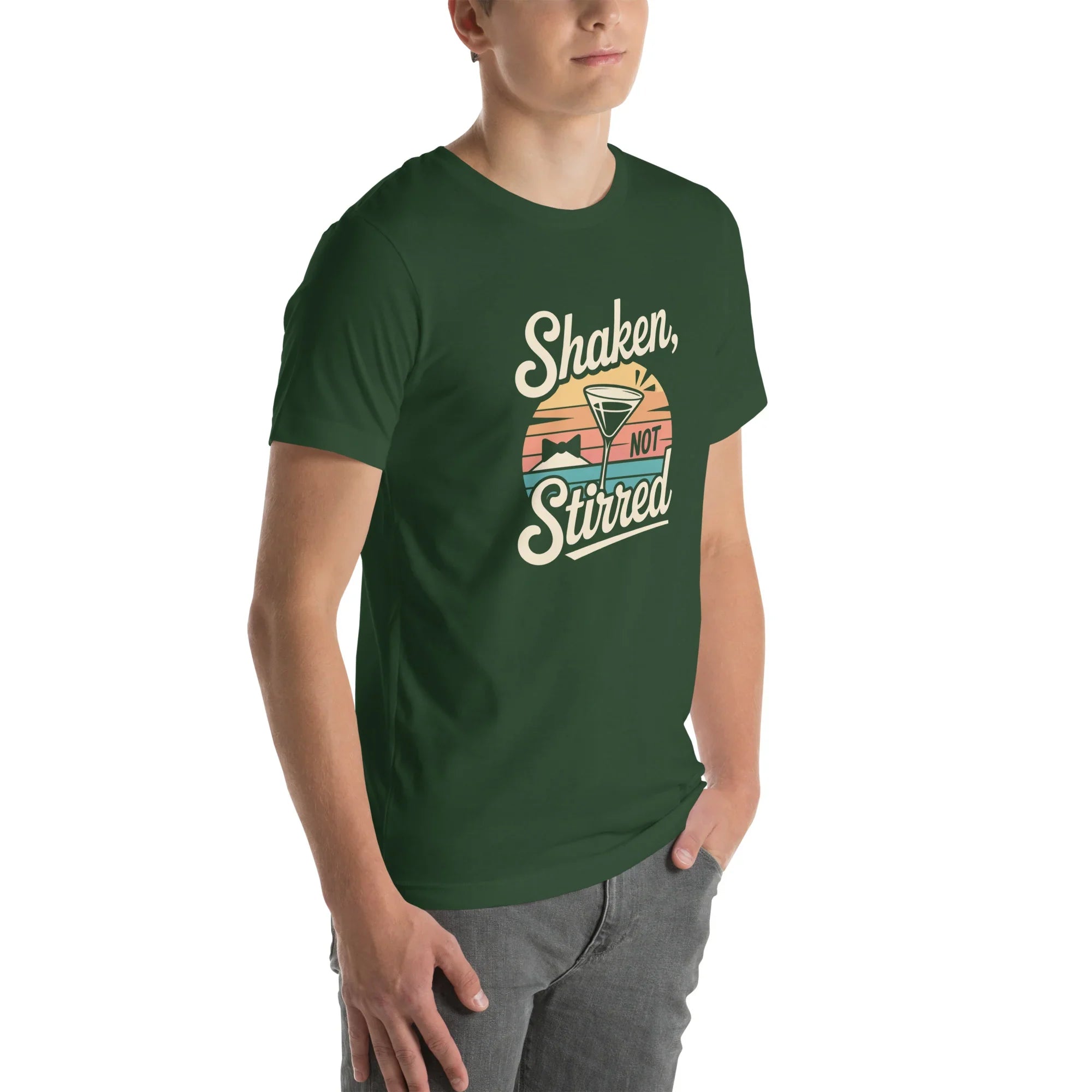 Shaken Not Stirred Sunset Tee - RaZits