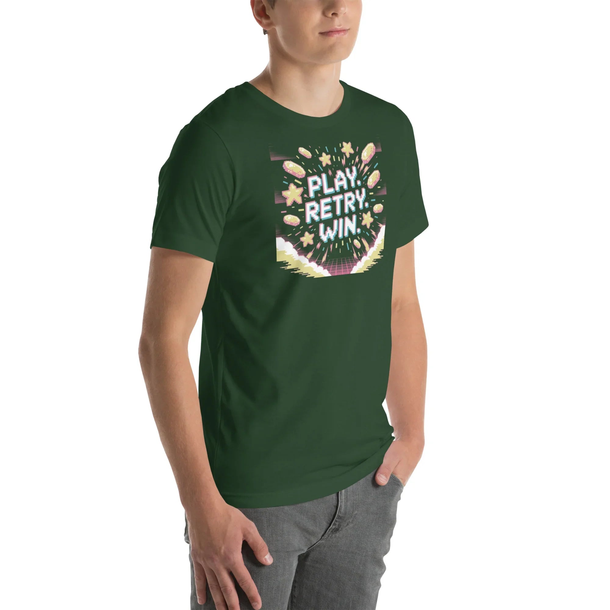 Retro Platformer T-Shirt – Fall Guys Gamer Tee - RaZits