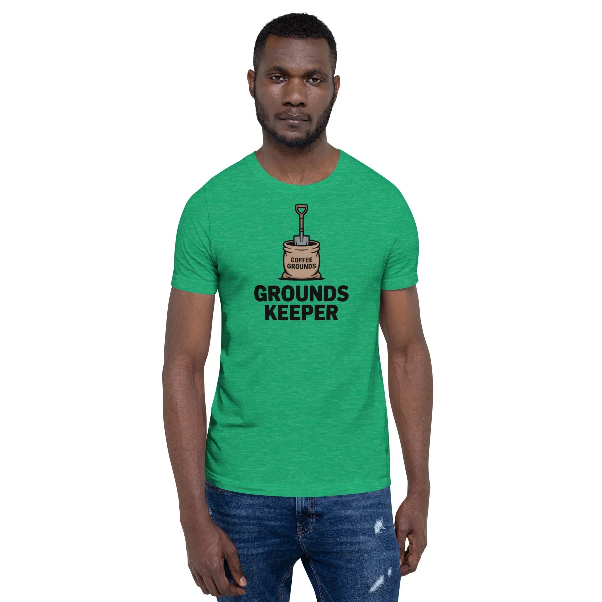 Grounds Keeper T-Shirt – Coffee Grounds Pun Design - RaZits