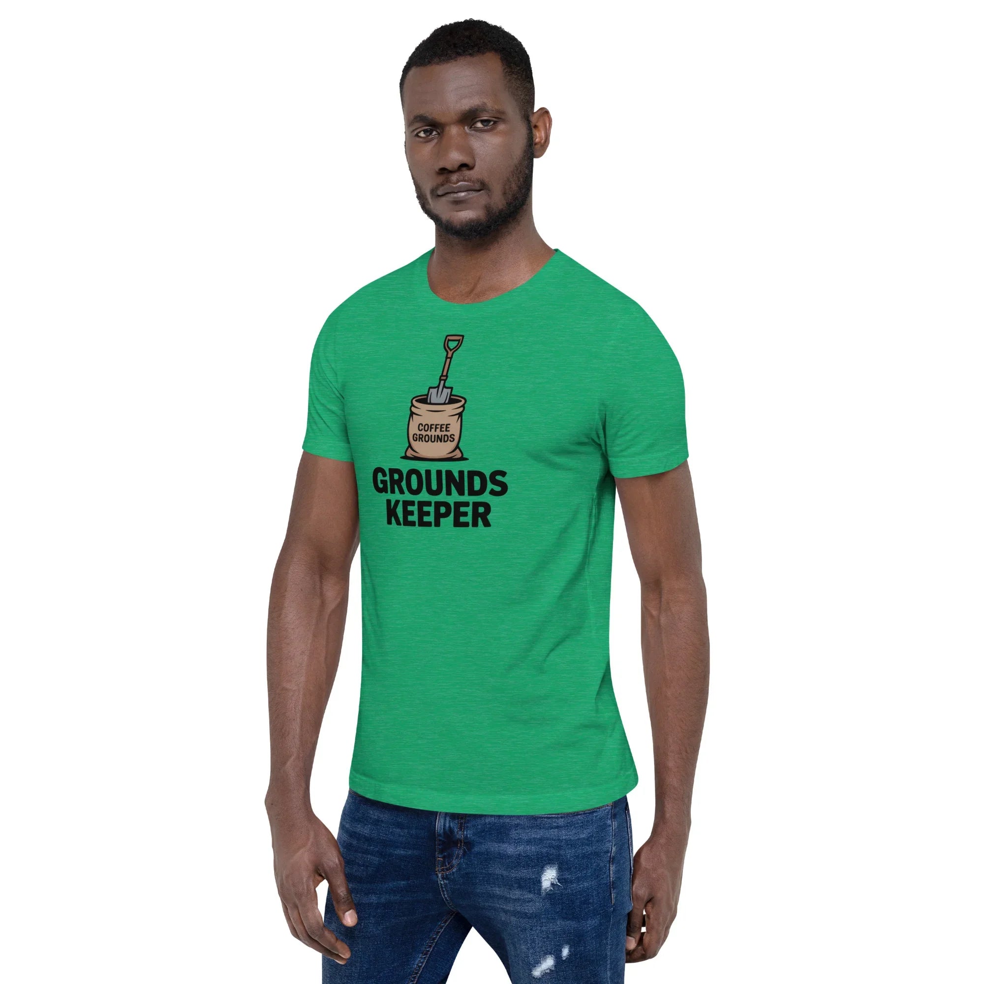 Grounds Keeper T-Shirt – Coffee Grounds Pun Design - RaZits