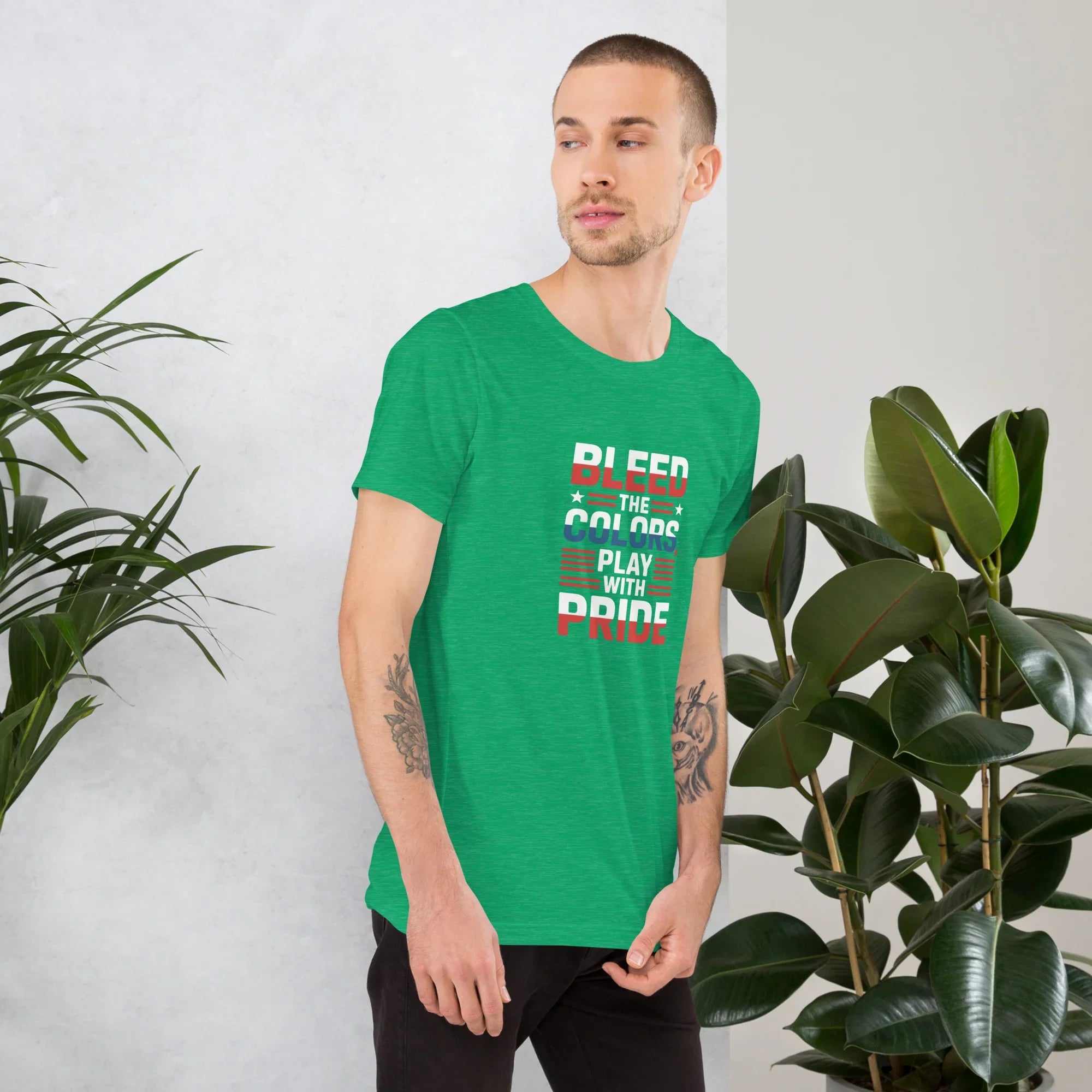Bleed the Colors Tee – Rugby Pride Graphic Shirt - RaZits