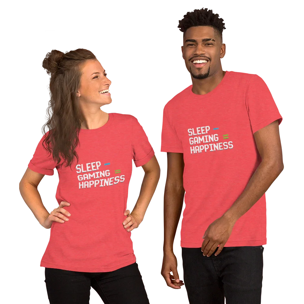 Sleep Minus Gaming Equals Happiness Shirt – Gamer Tee - RaZits