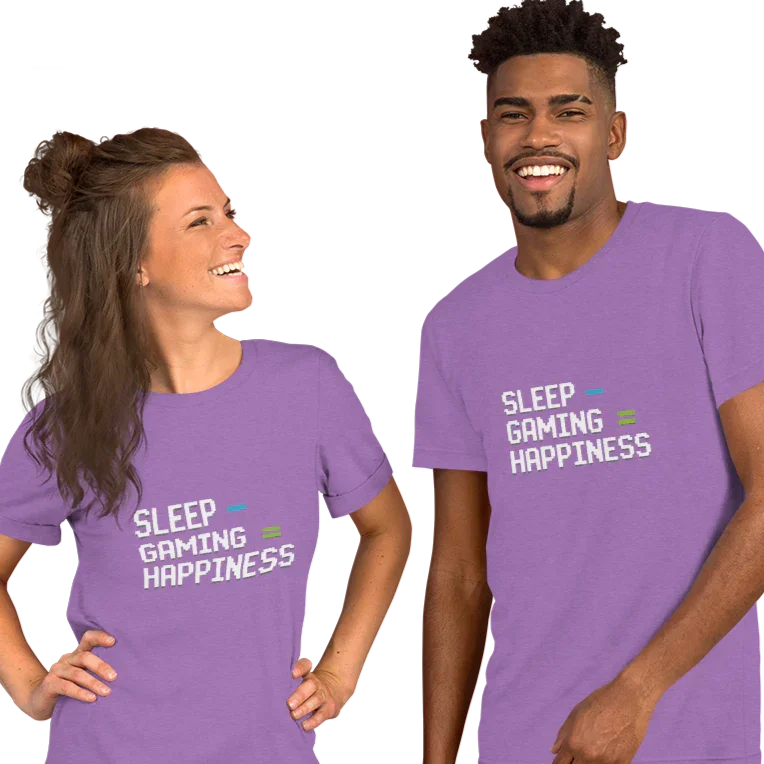 Sleep Minus Gaming Equals Happiness Shirt – Gamer Tee - RaZits