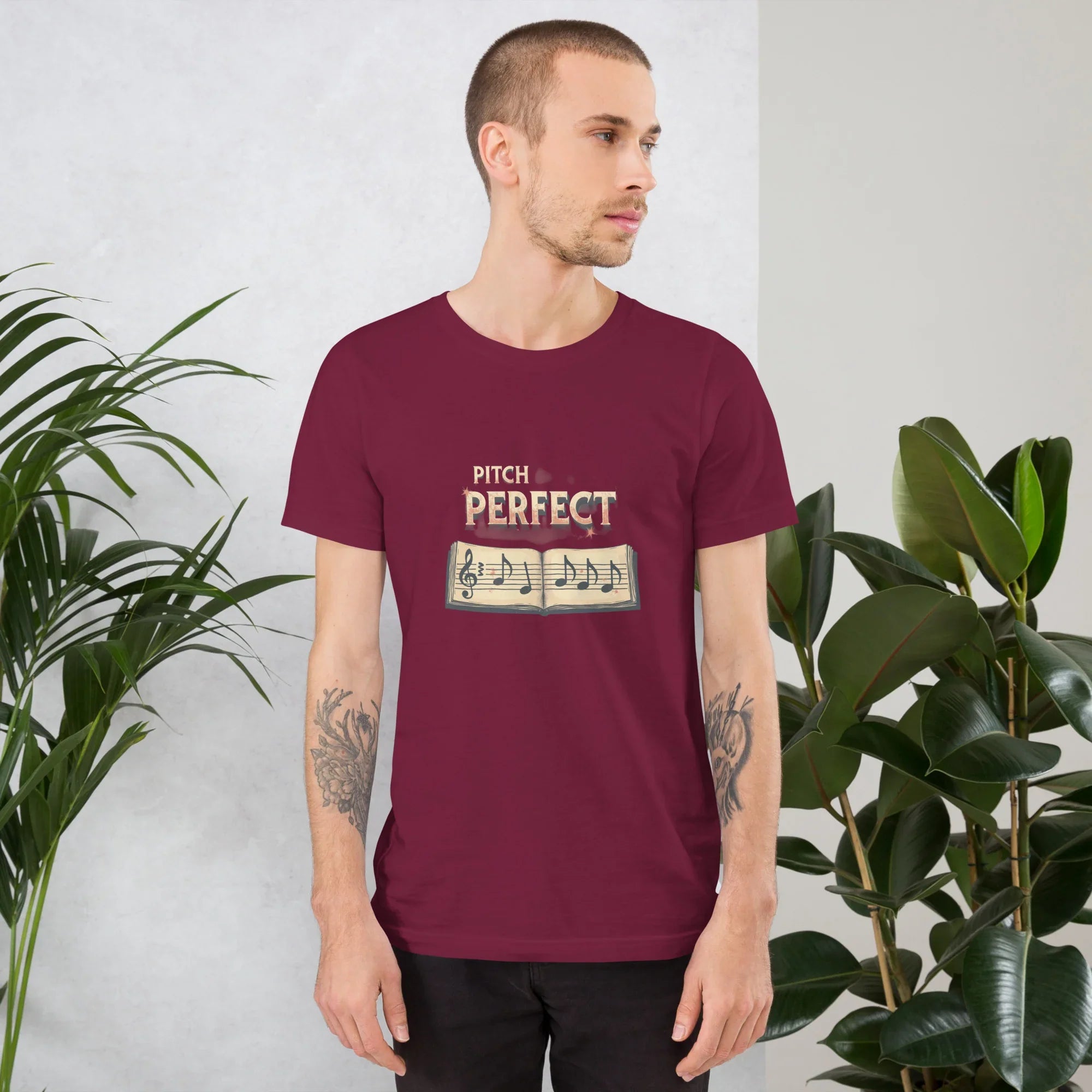 Pitch Perfect Music T-Shirt – Vintage Sheet Music Design - RaZits