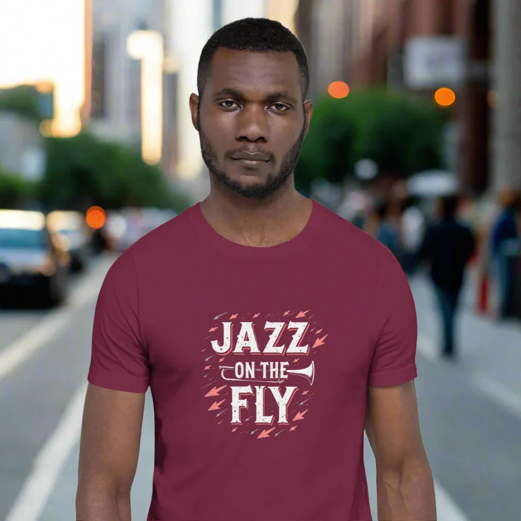 Jazz on the Fly – Trumpet Motion Tee - RaZits