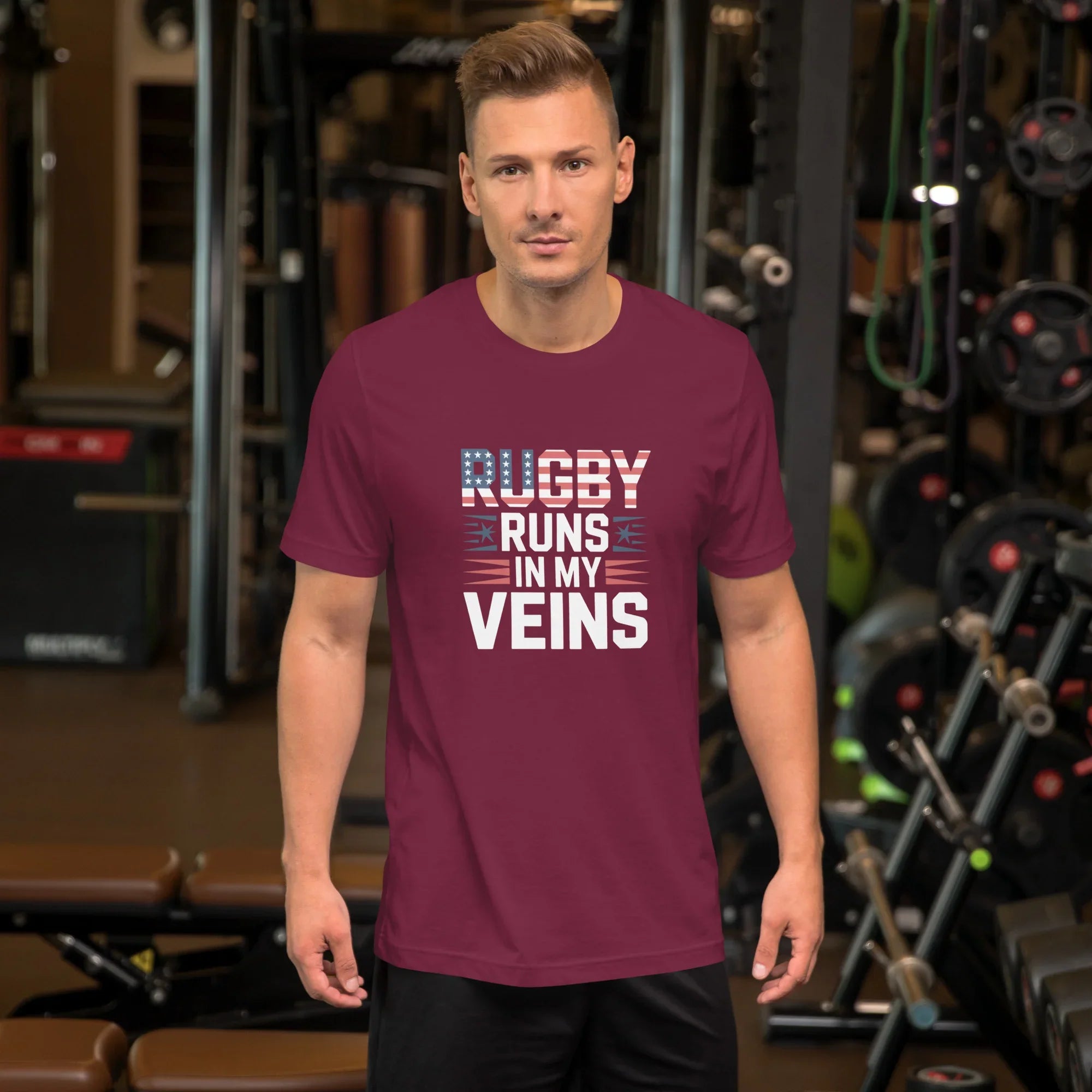 USA Rugby Veins Tee – American Flag Edition - RaZits