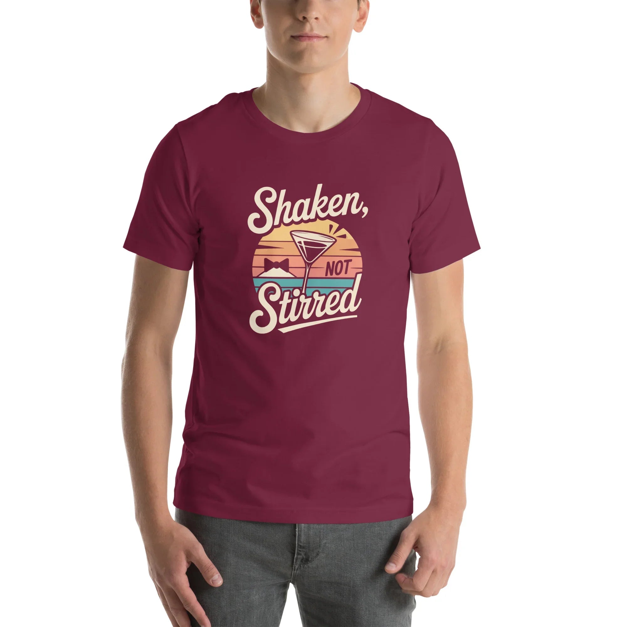 Shaken Not Stirred Sunset Tee - RaZits