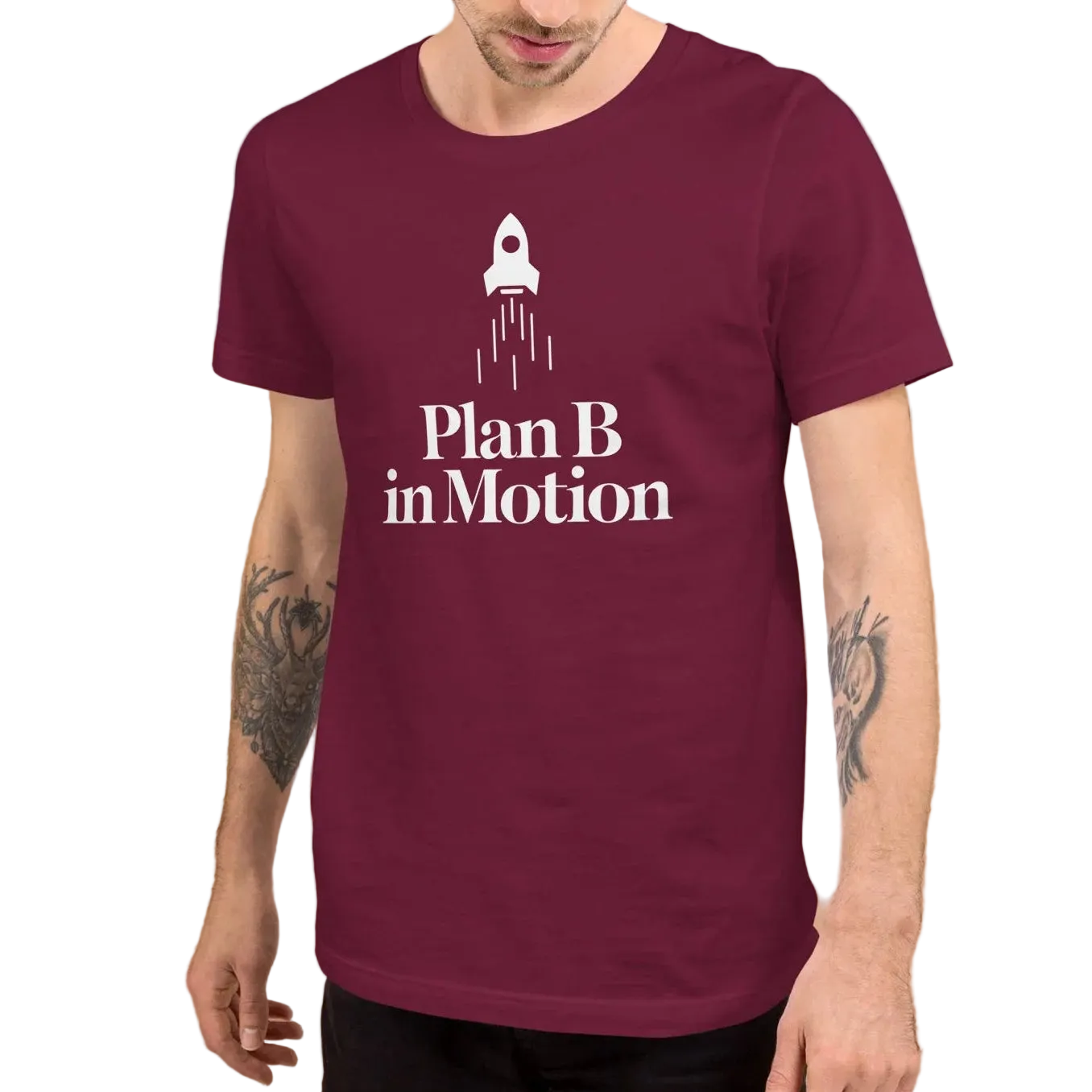 Plan B in Motion Entrepreneur Motivation Shirt