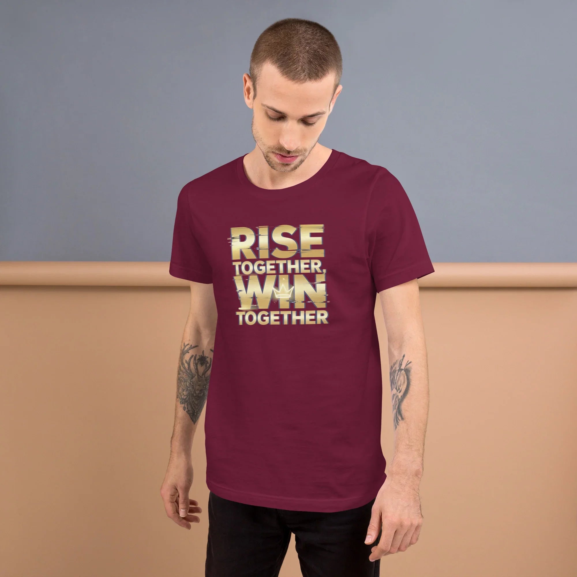 Rise Together Win Together – Battle Royale Squad T-Shirt - RaZits