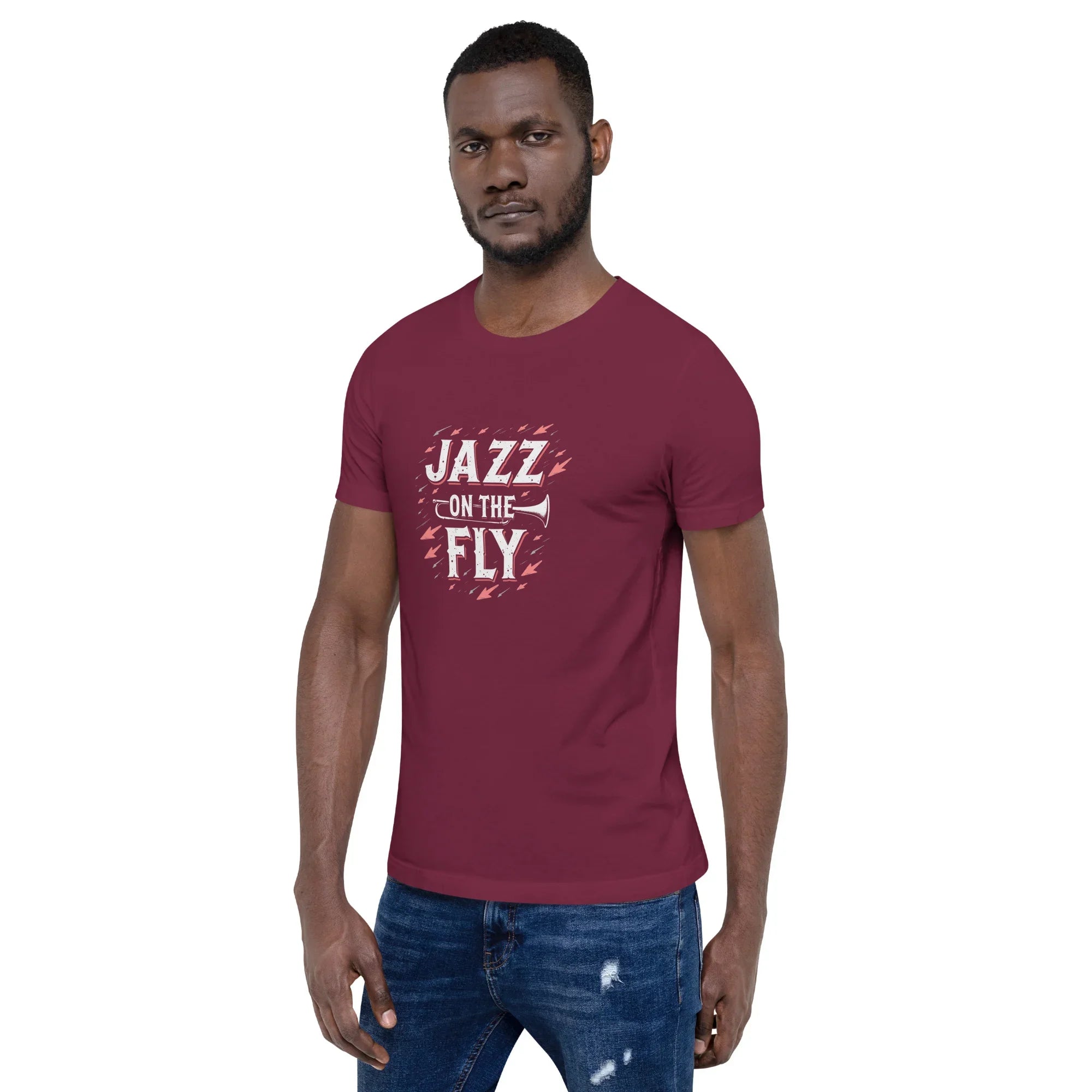 Jazz on the Fly – Trumpet Motion Tee - RaZits