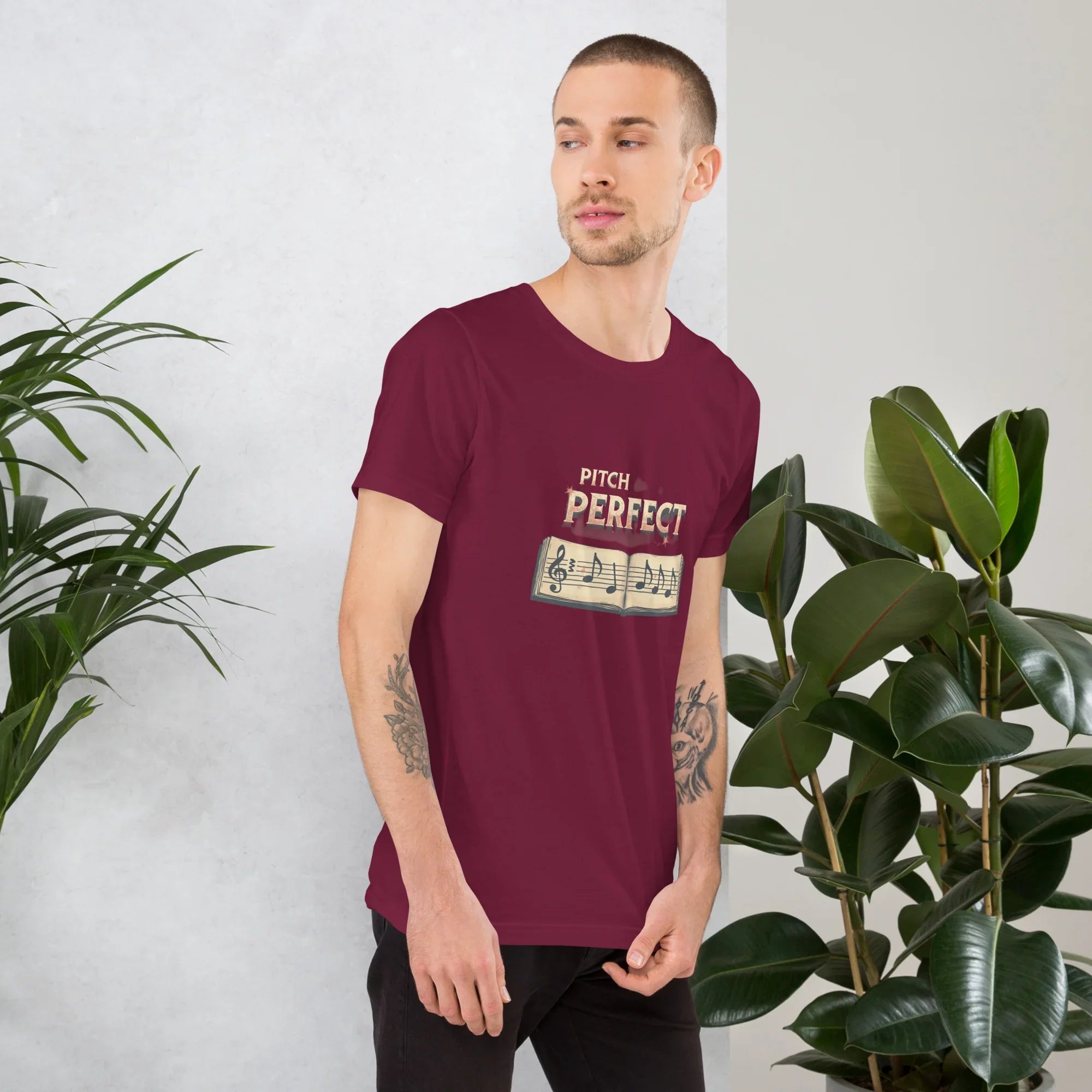 Pitch Perfect Music T-Shirt – Vintage Sheet Music Design - RaZits