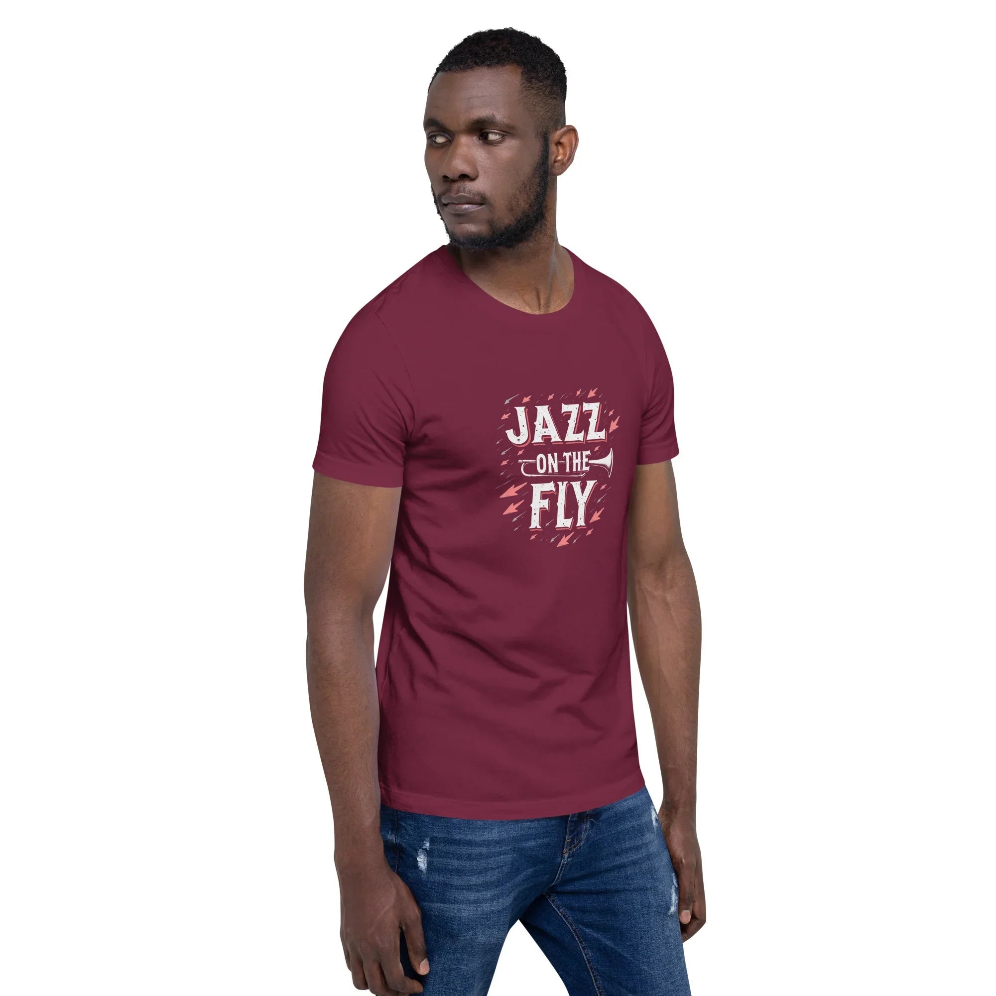 Jazz on the Fly – Trumpet Motion Tee - RaZits