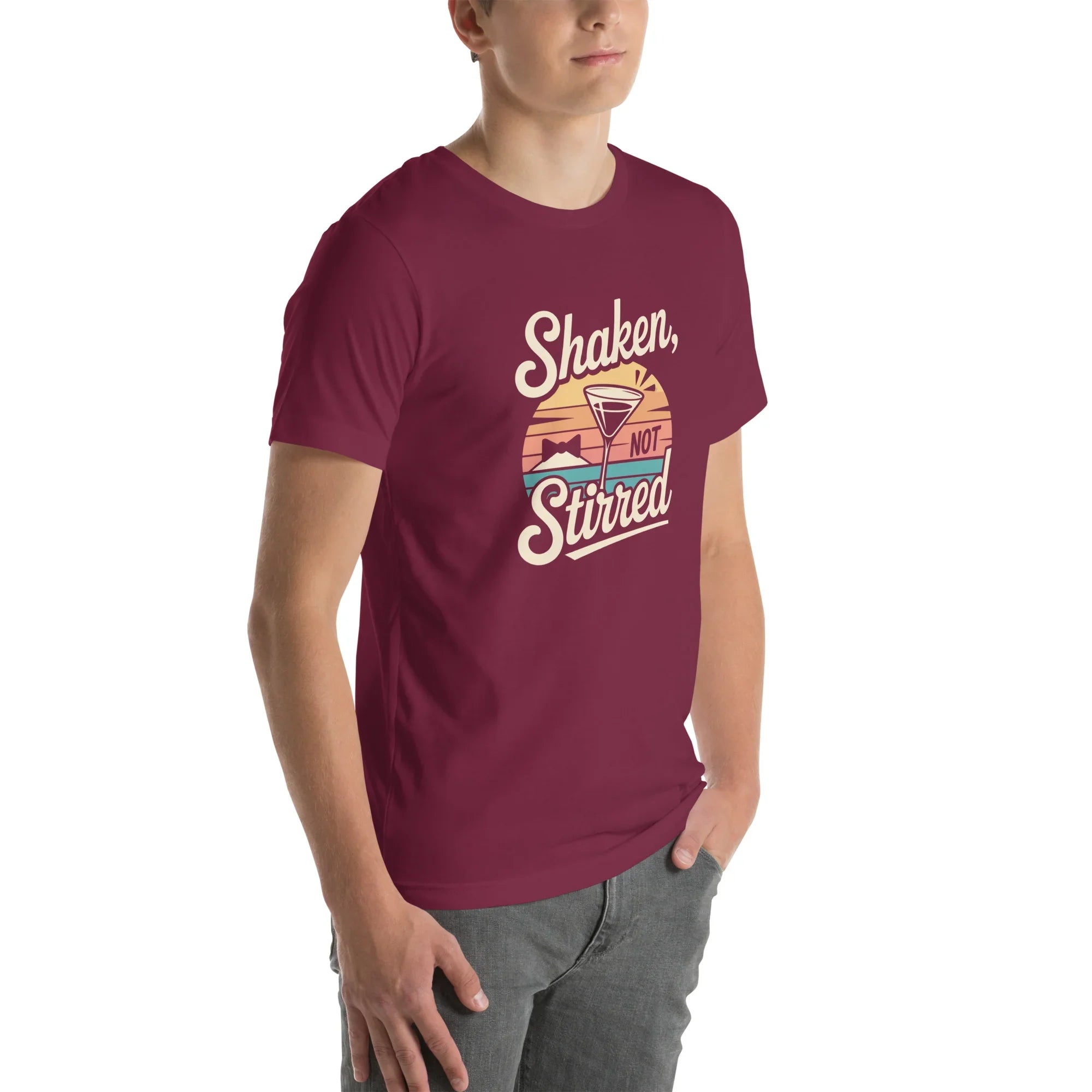 Shaken Not Stirred Sunset Tee - RaZits