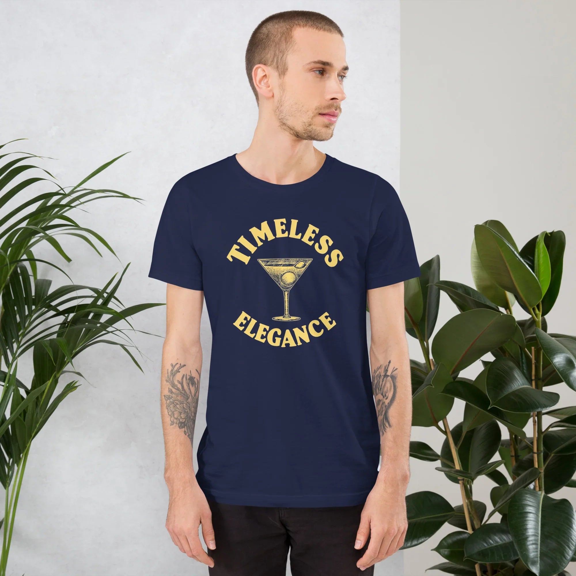 Timeless Elegance Cocktail Art Tee - RaZits
