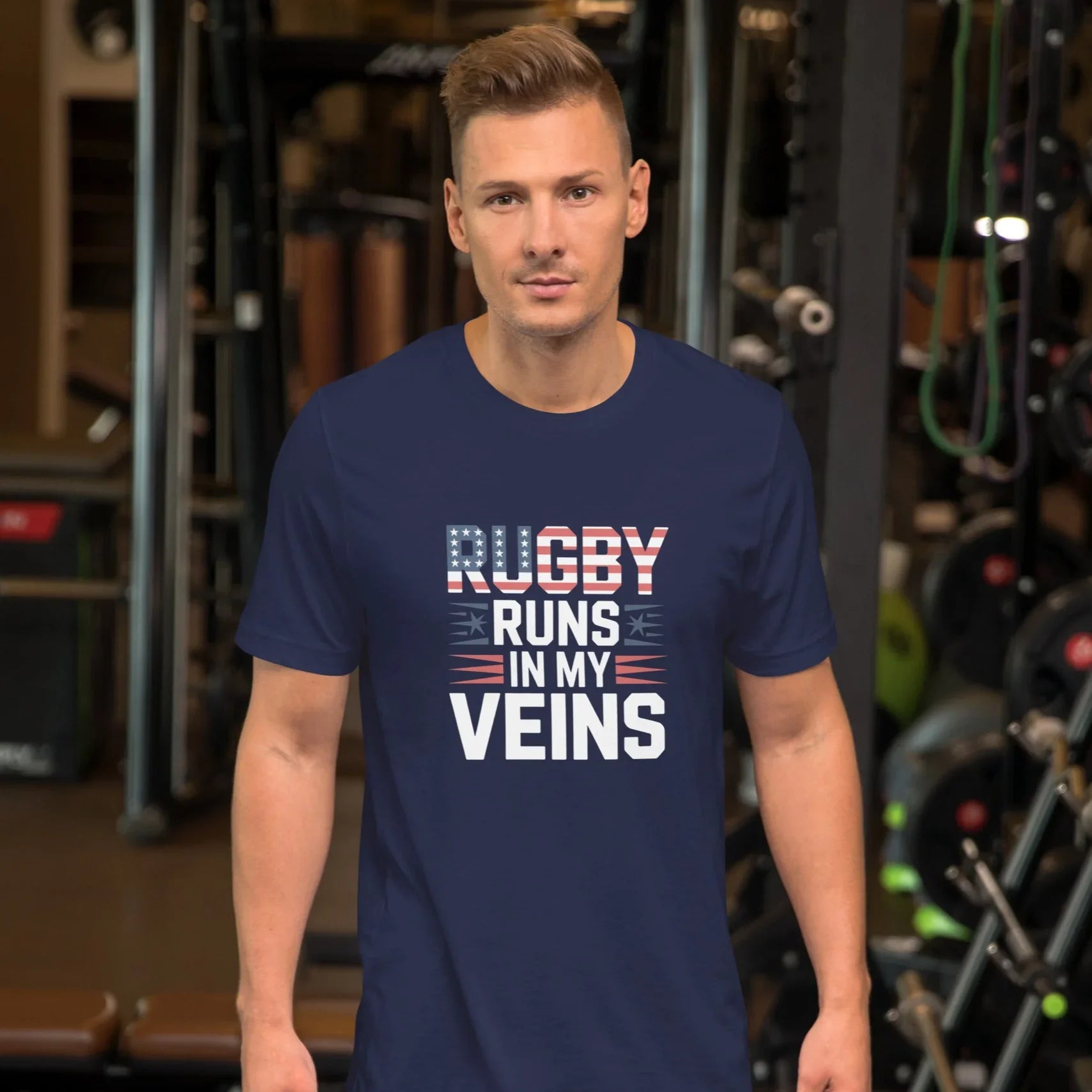 USA Rugby Veins Tee – American Flag Edition - RaZits