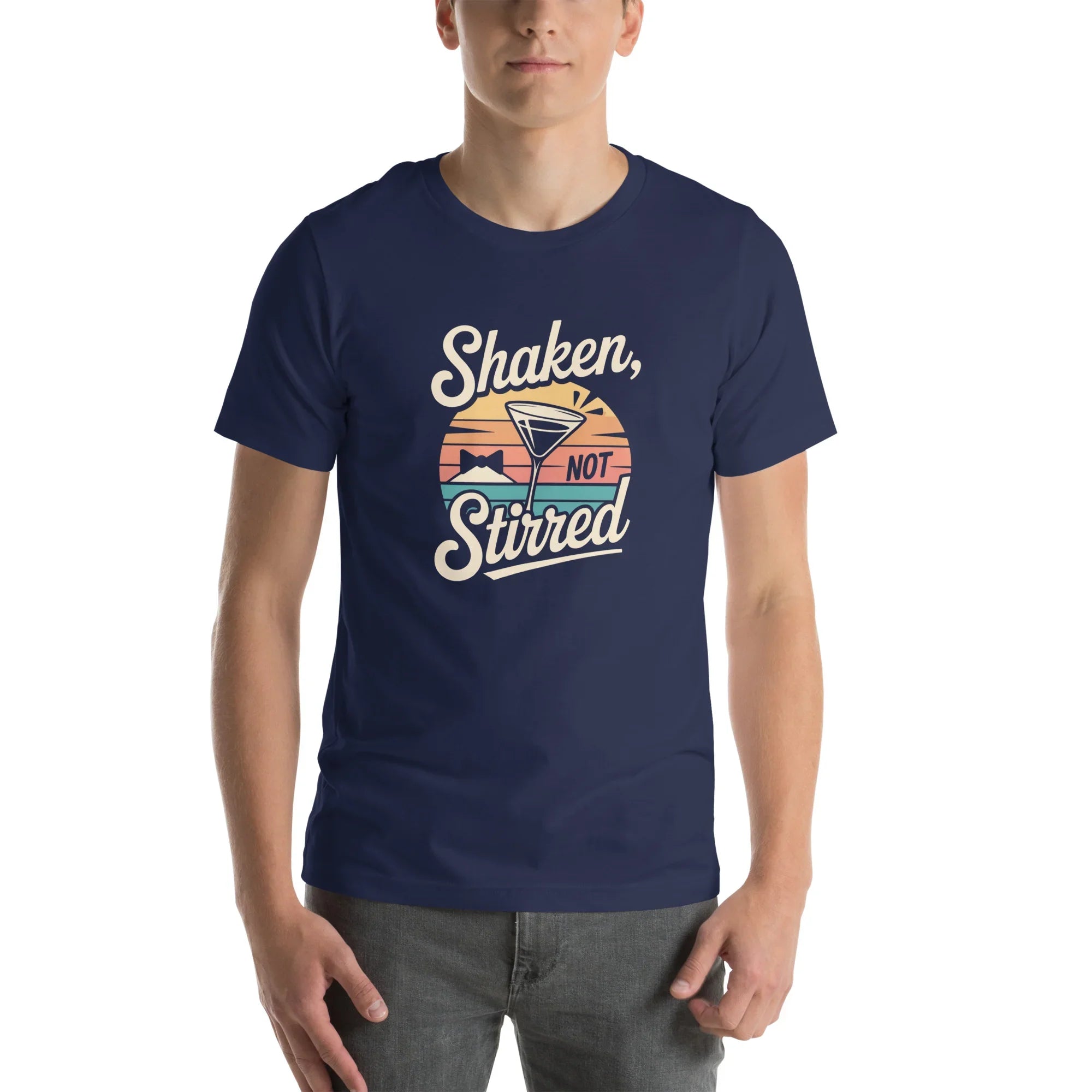 Shaken Not Stirred Sunset Tee - RaZits