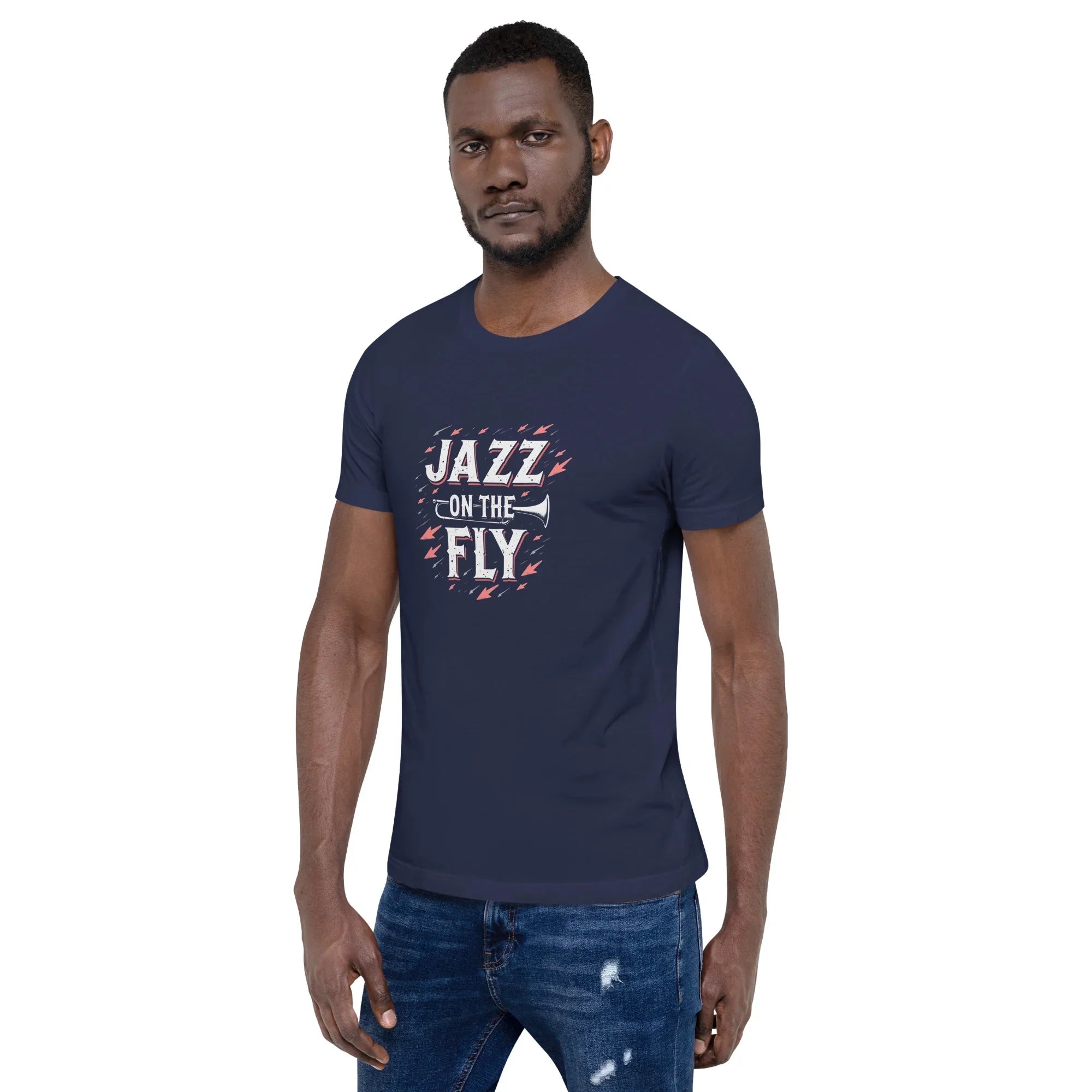 Jazz on the Fly – Trumpet Motion Tee - RaZits