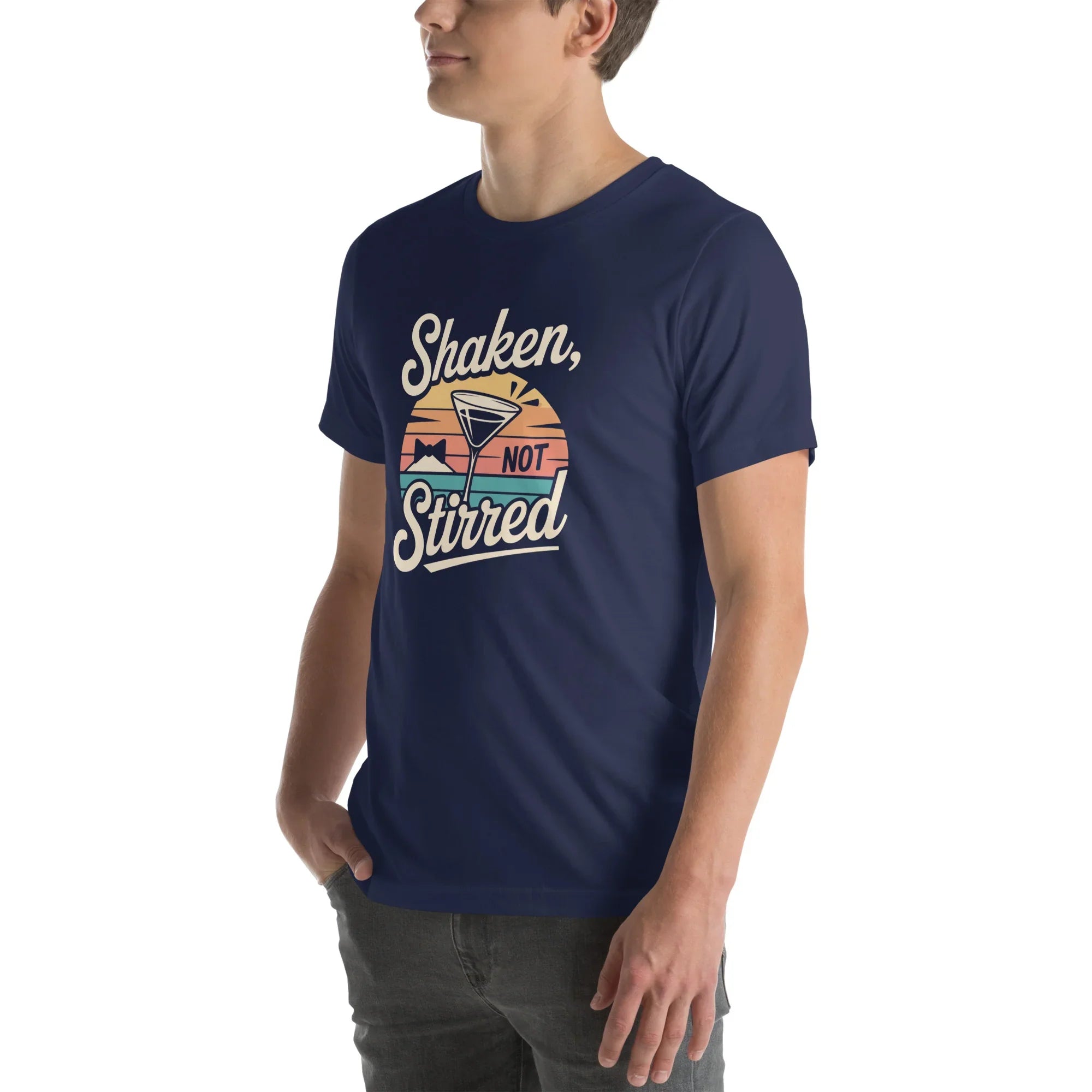 Shaken Not Stirred Sunset Tee - RaZits