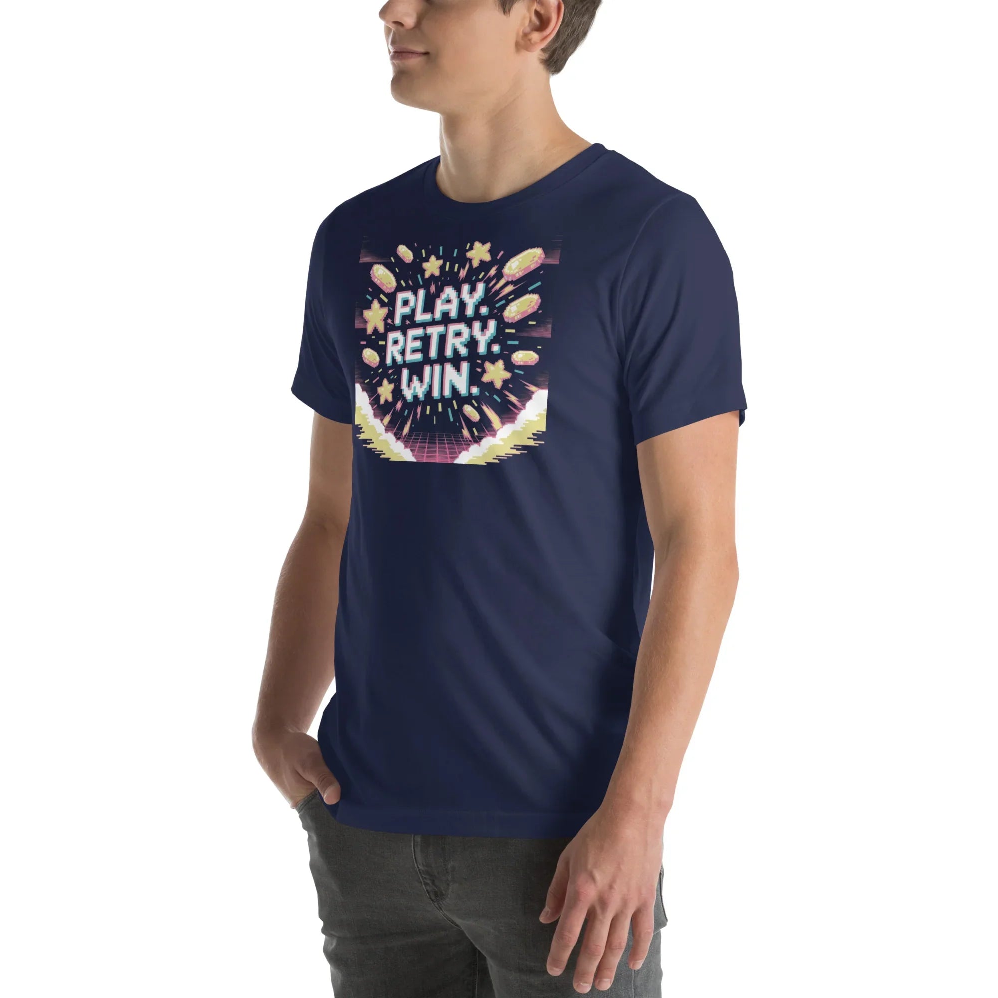 Retro Platformer T-Shirt – Fall Guys Gamer Tee - RaZits