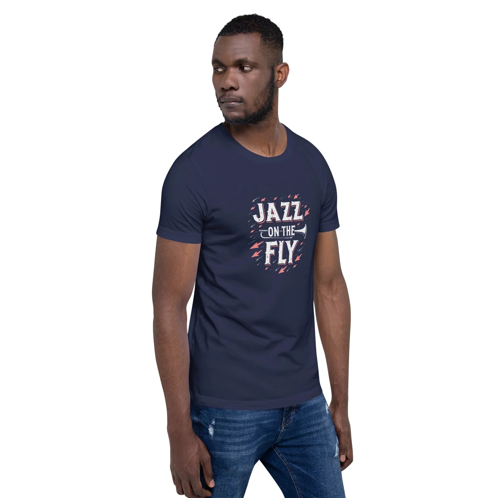 Jazz on the Fly – Trumpet Motion Tee - RaZits