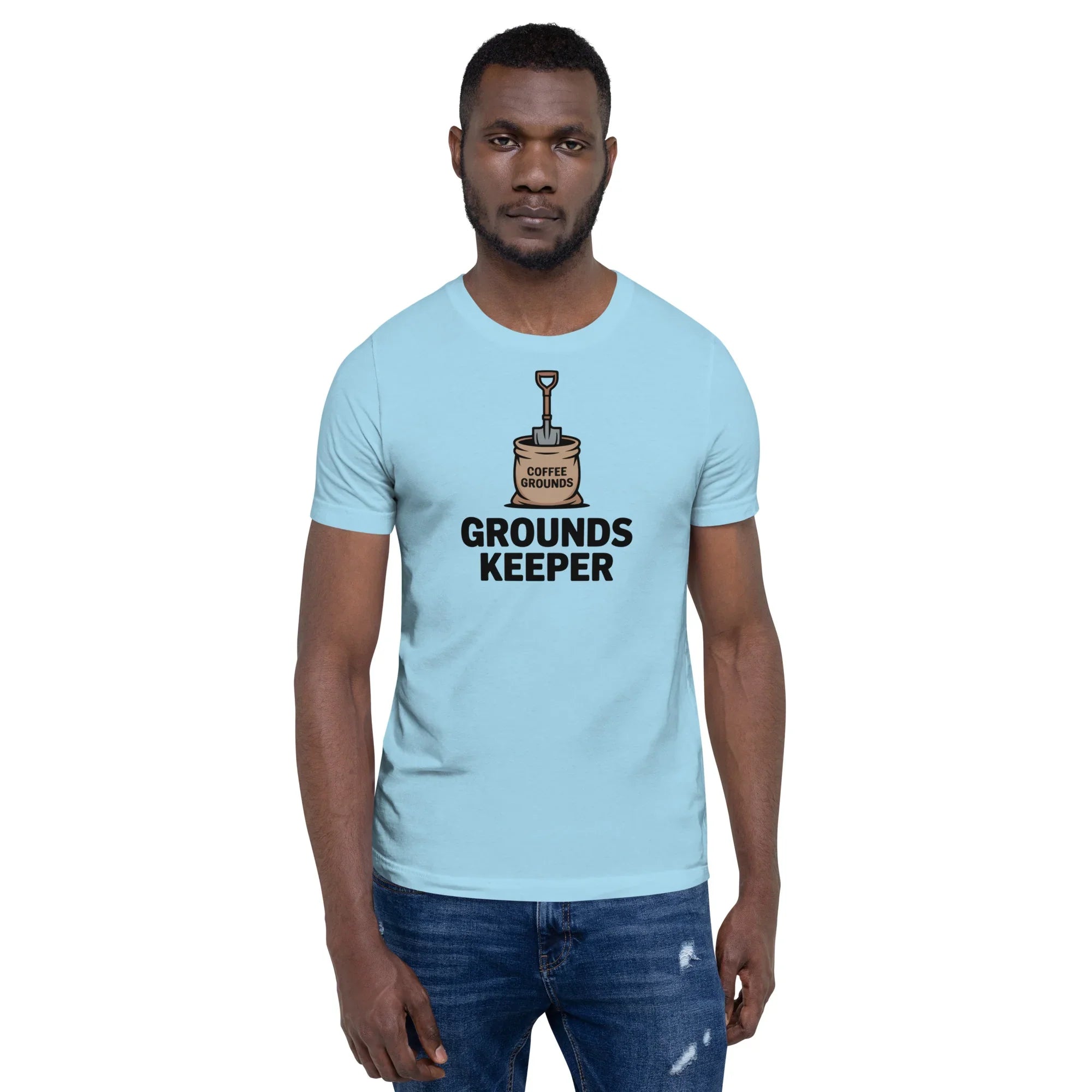 Grounds Keeper T-Shirt – Coffee Grounds Pun Design - RaZits