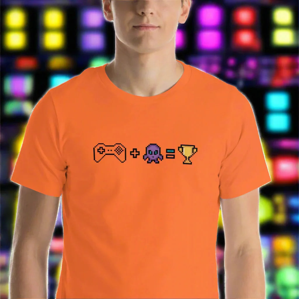 Pixel Gaming Equation Shirt – Retro Gamer Tee - RaZits