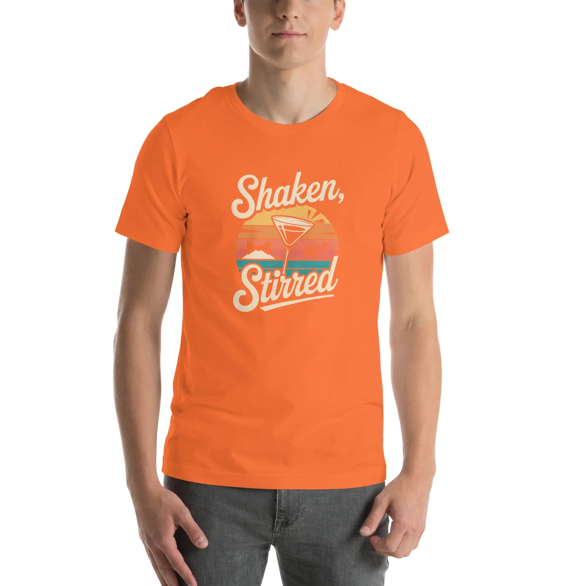 Shaken Not Stirred Sunset Tee - RaZits