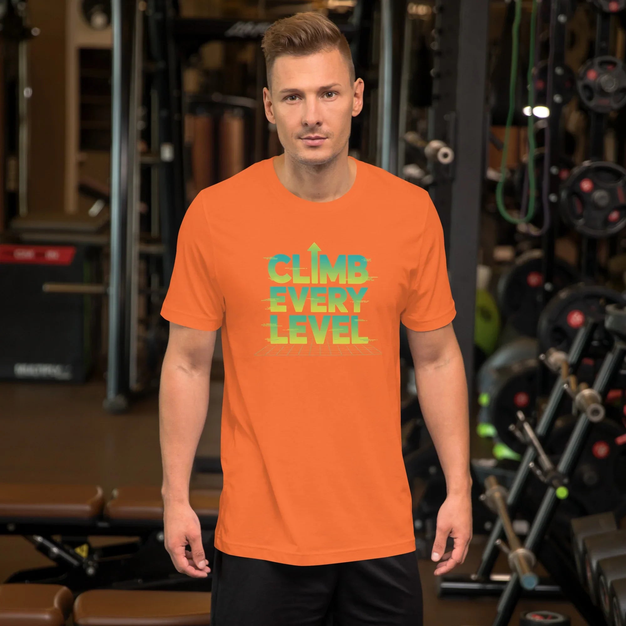 Climb Every Level T-Shirt – Retro Gamer Motivation Tee - RaZits