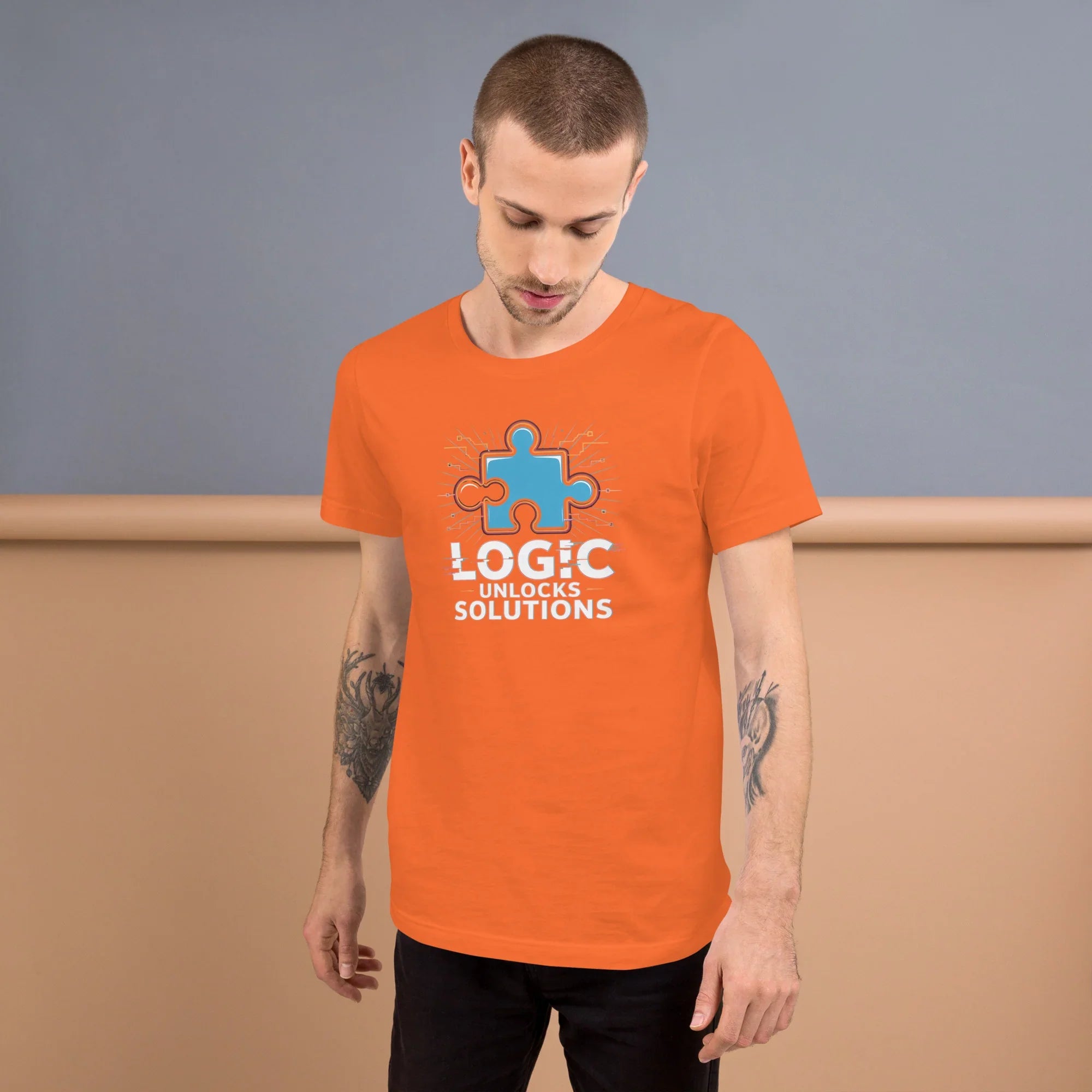 Logic Unlocks Solutions T-Shirt – Puzzle Solver Tee for Critical Thinkers - RaZits