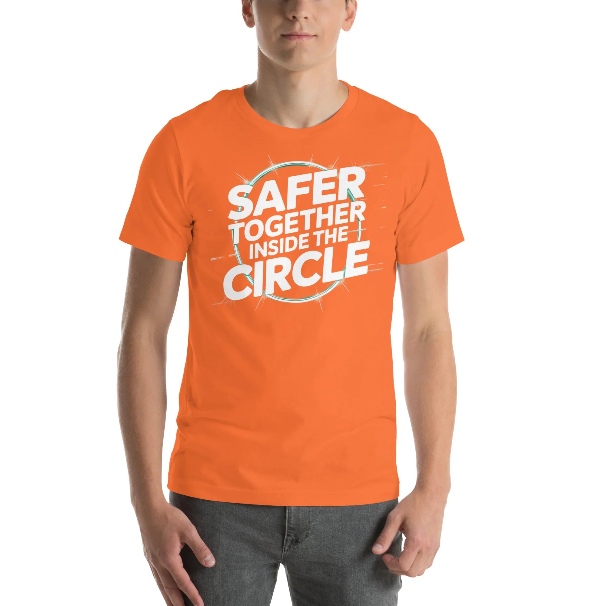 Safer Together Inside the Circle – Survival Zone Gamer T-Shirt - RaZits