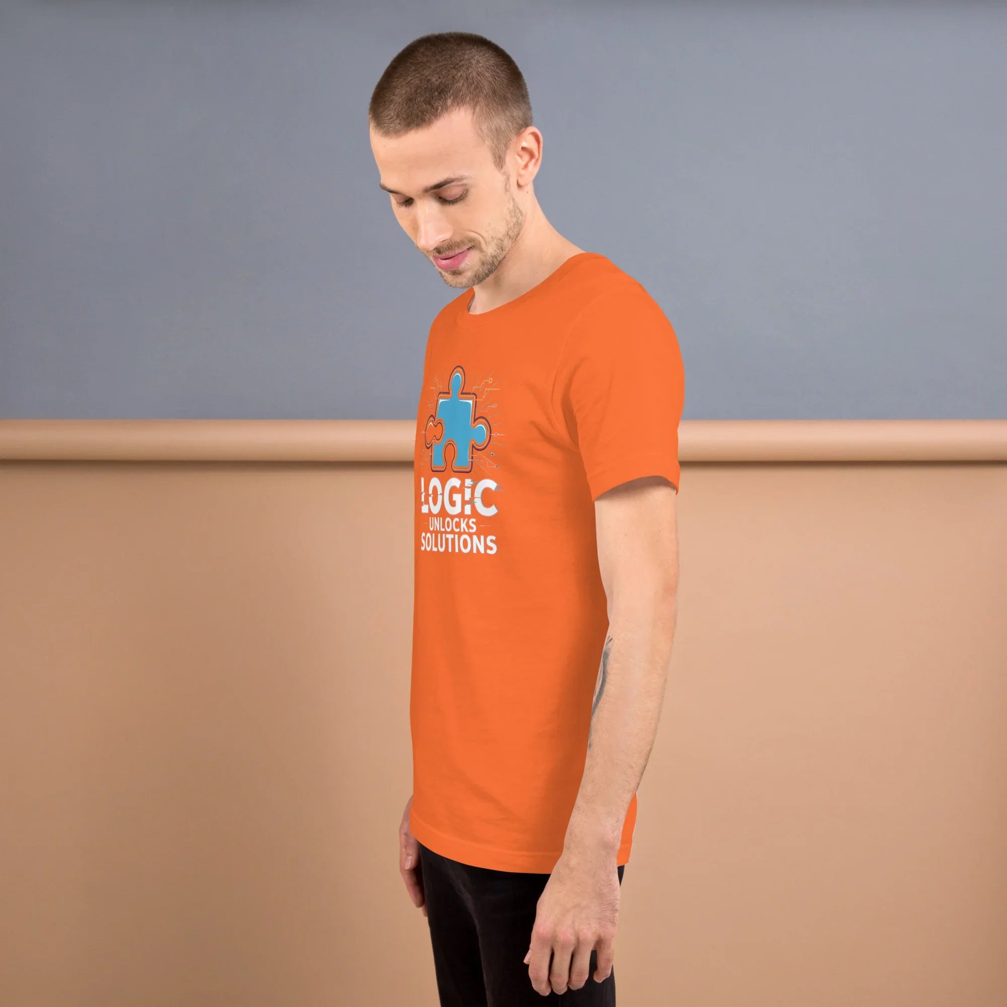 Logic Unlocks Solutions T-Shirt – Puzzle Solver Tee for Critical Thinkers - RaZits