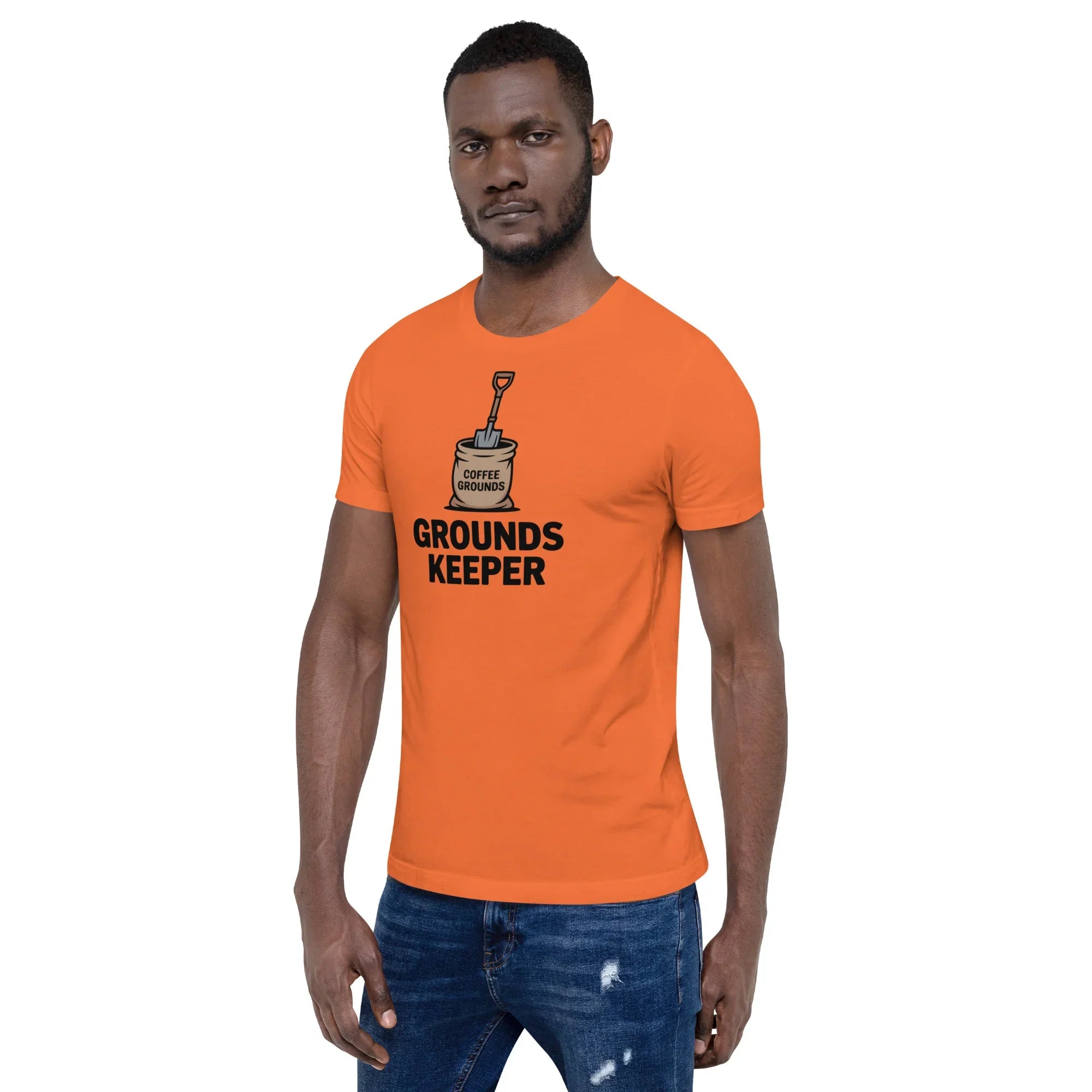 Grounds Keeper T-Shirt – Coffee Grounds Pun Design - RaZits