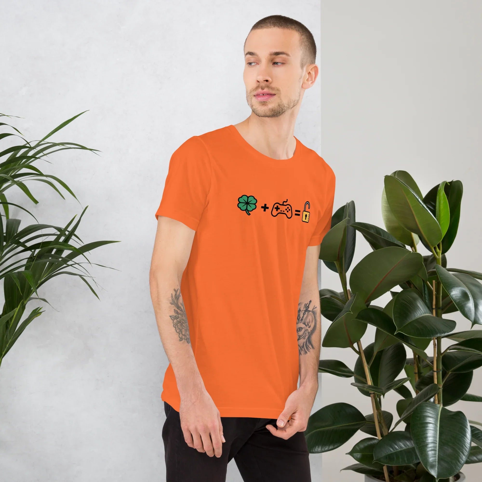 Gamer Luck Equation Shirt – Skill + Clover = Win Tee - RaZits