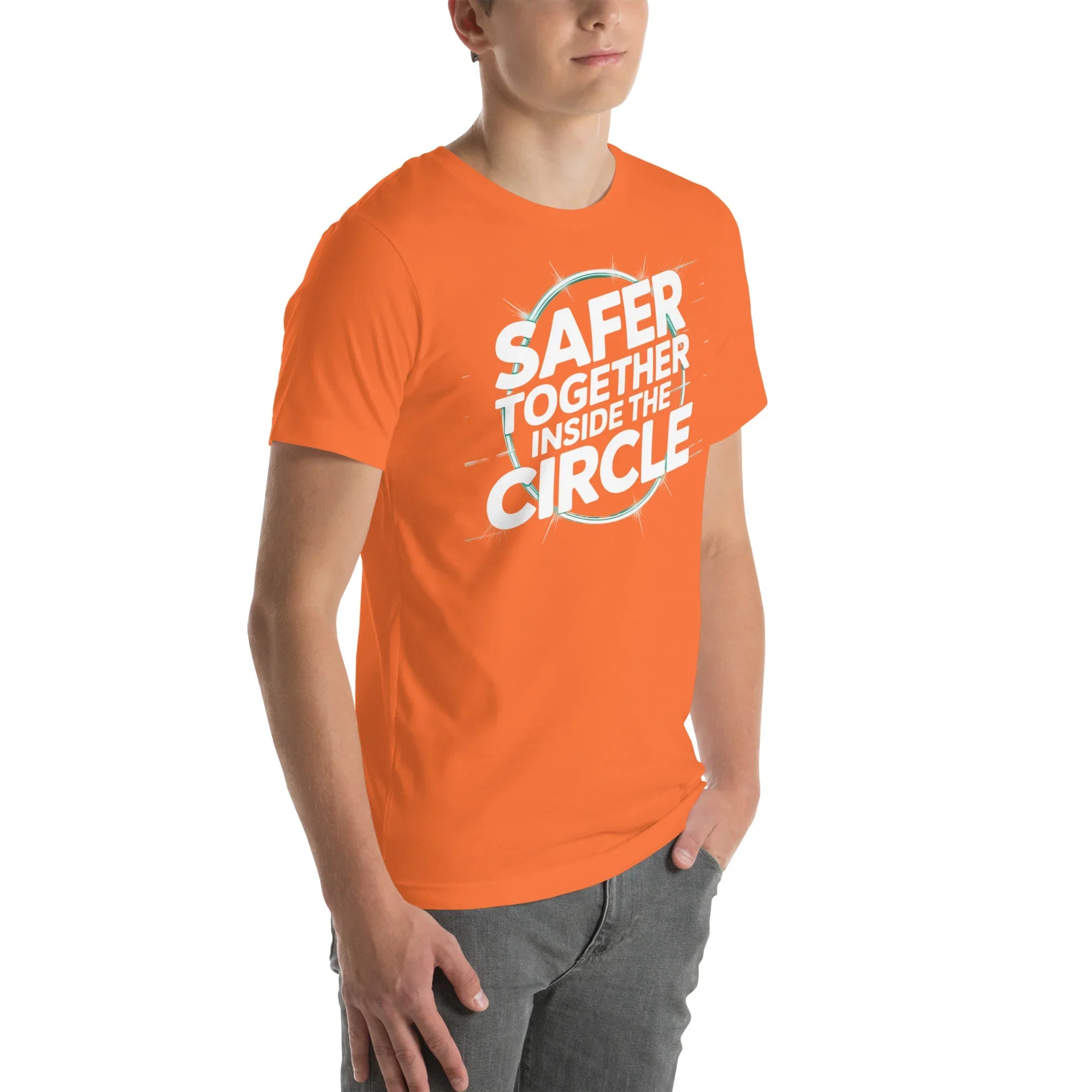 Safer Together Inside the Circle – Survival Zone Gamer T-Shirt - RaZits