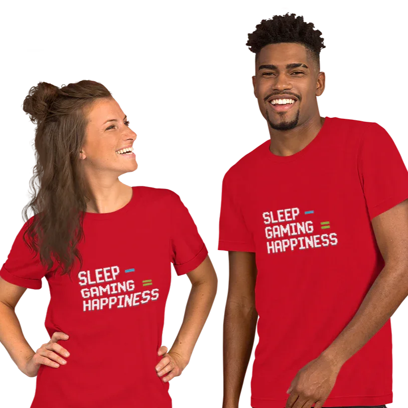 Sleep Minus Gaming Equals Happiness Shirt – Gamer Tee - RaZits