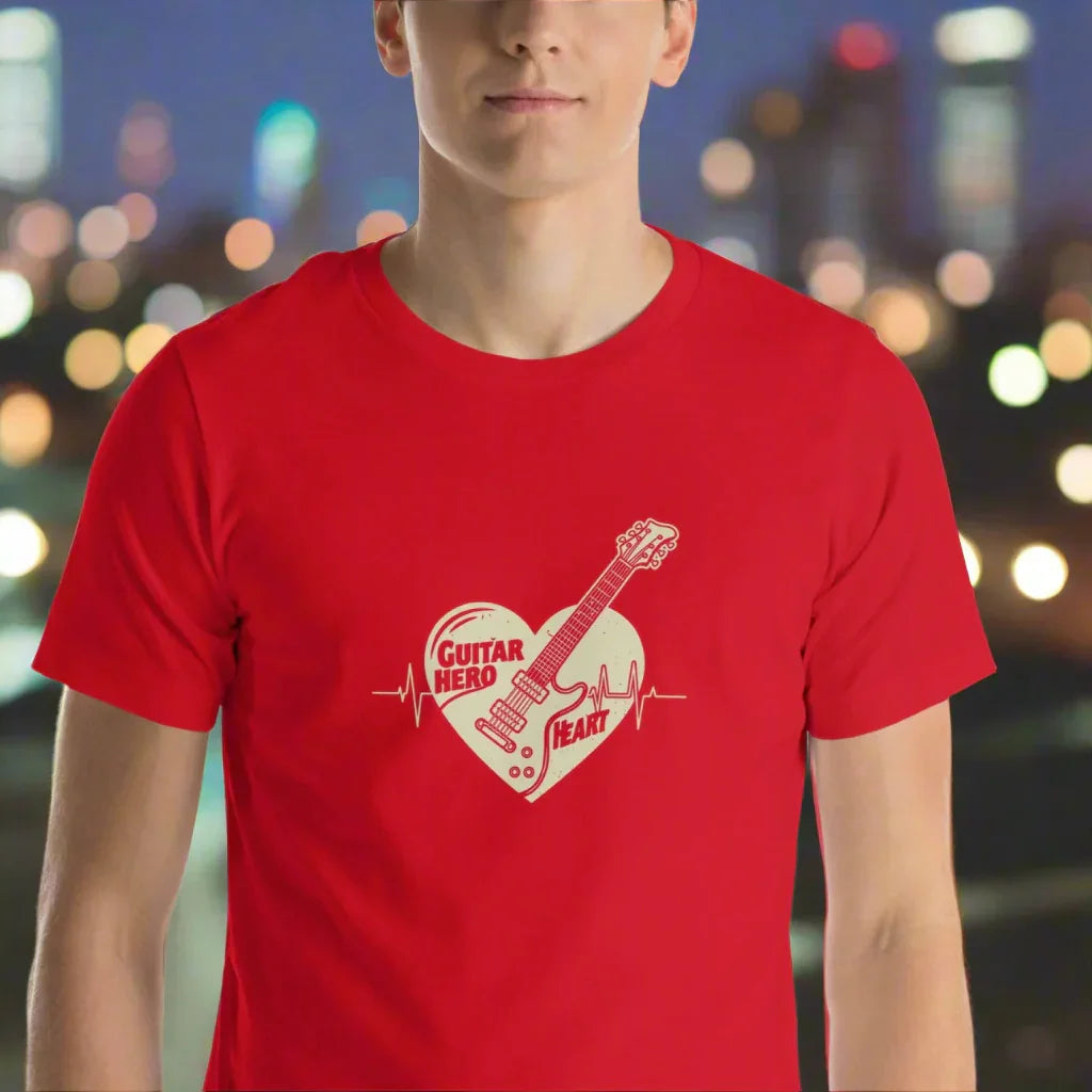 Guitar Hero Heart – Electric Passion Tee - RaZits