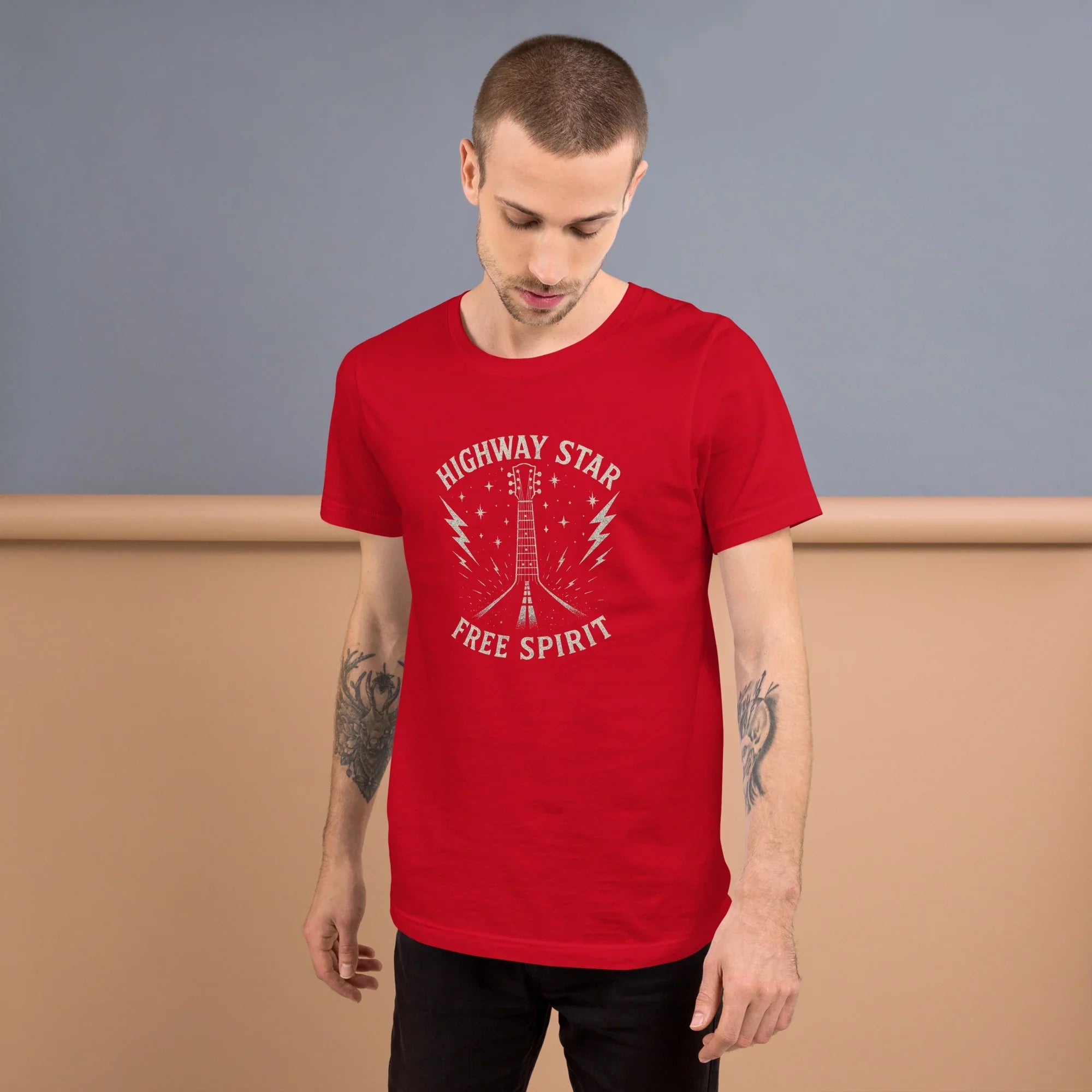 Highway Star Free Spirit – Guitar Road Tee - RaZits