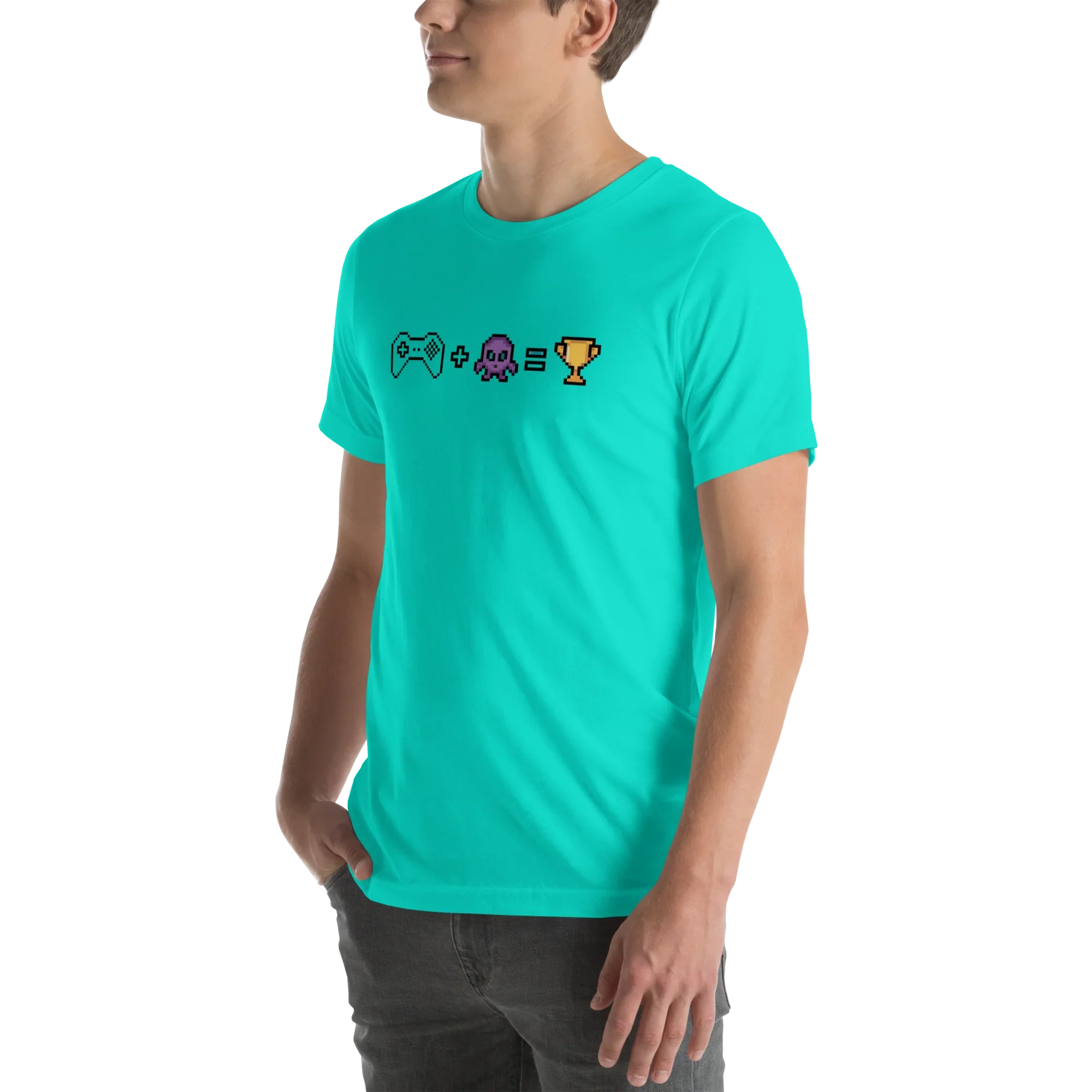 Pixel Gaming Equation Shirt – Retro Gamer Tee - RaZits