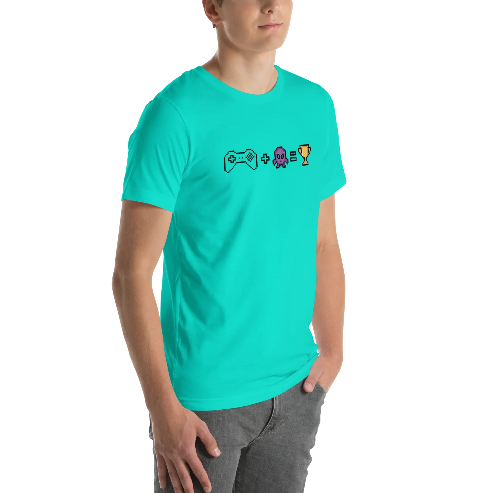 Pixel Gaming Equation Shirt – Retro Gamer Tee - RaZits