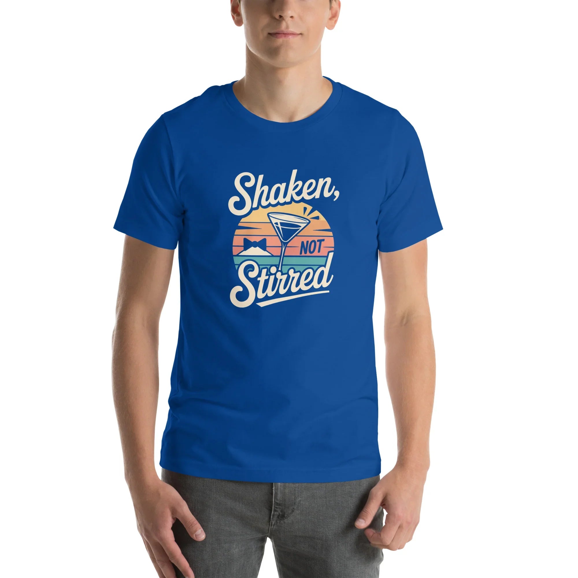 Shaken Not Stirred Sunset Tee - RaZits