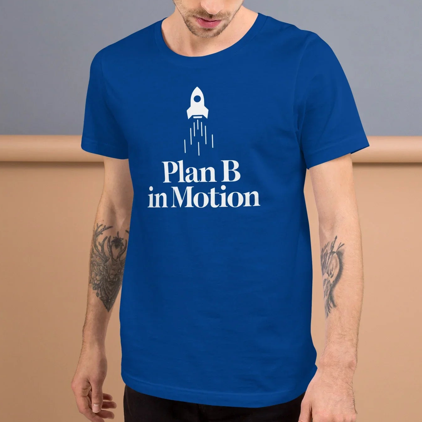 Plan B in Motion Entrepreneur Motivation Shirt