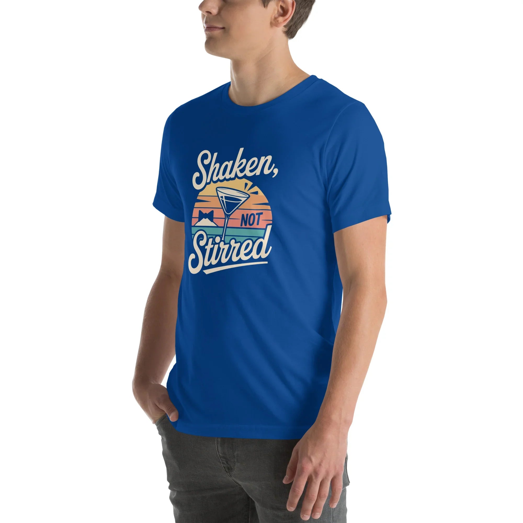 Shaken Not Stirred Sunset Tee - RaZits