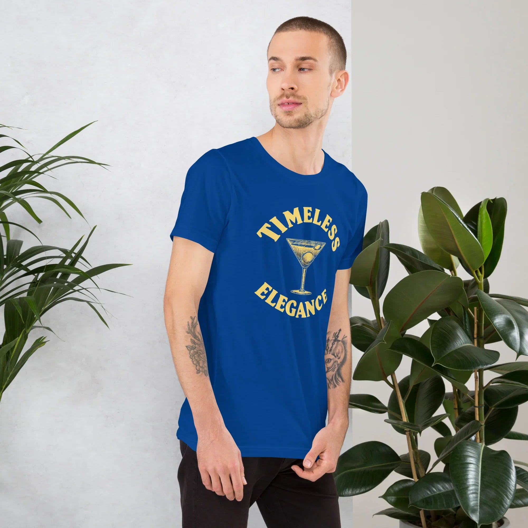 Timeless Elegance Cocktail Art Tee - RaZits