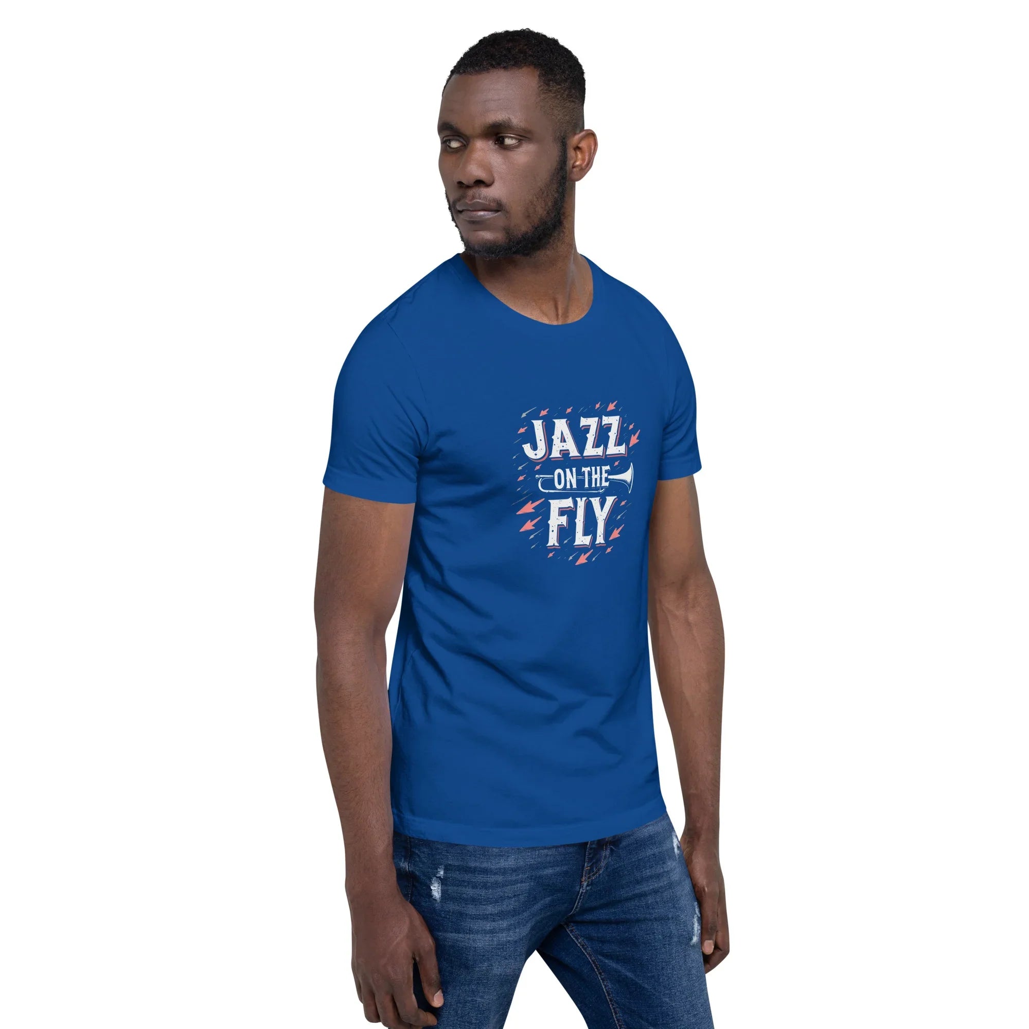 Jazz on the Fly – Trumpet Motion Tee - RaZits