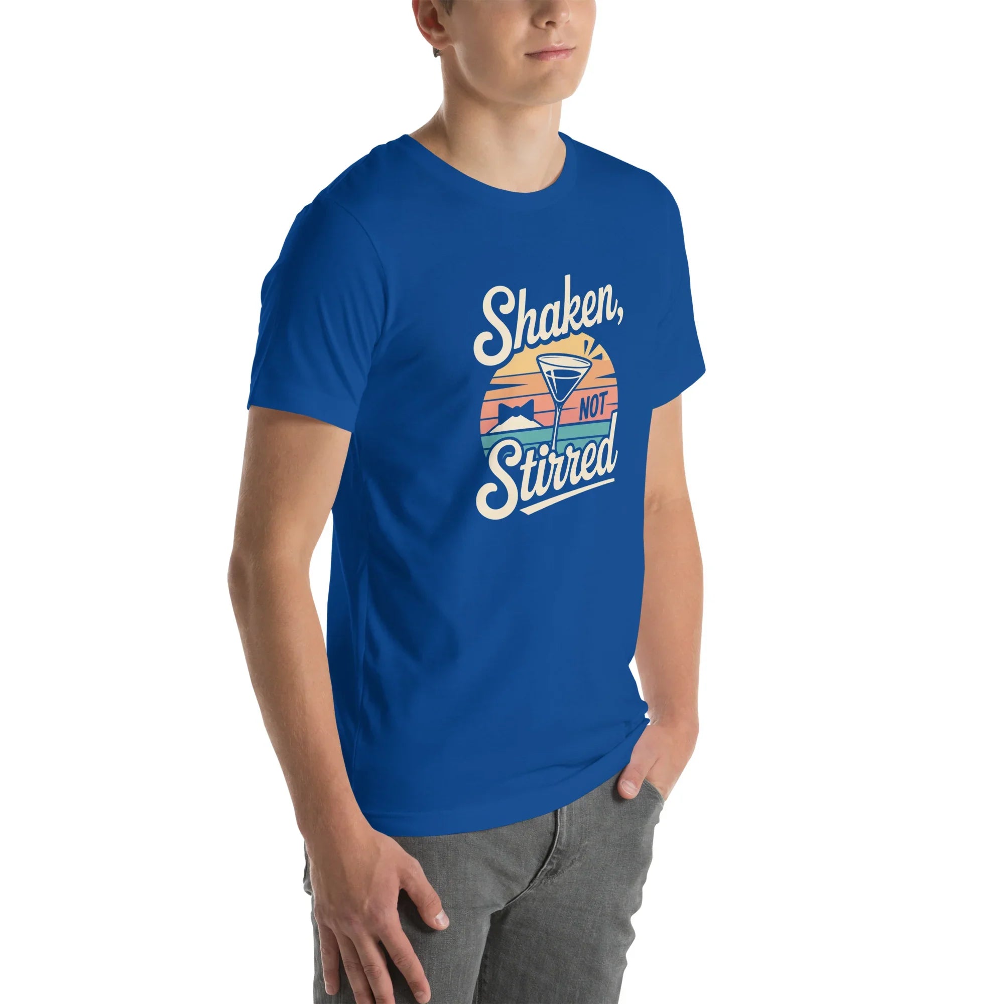 Shaken Not Stirred Sunset Tee - RaZits