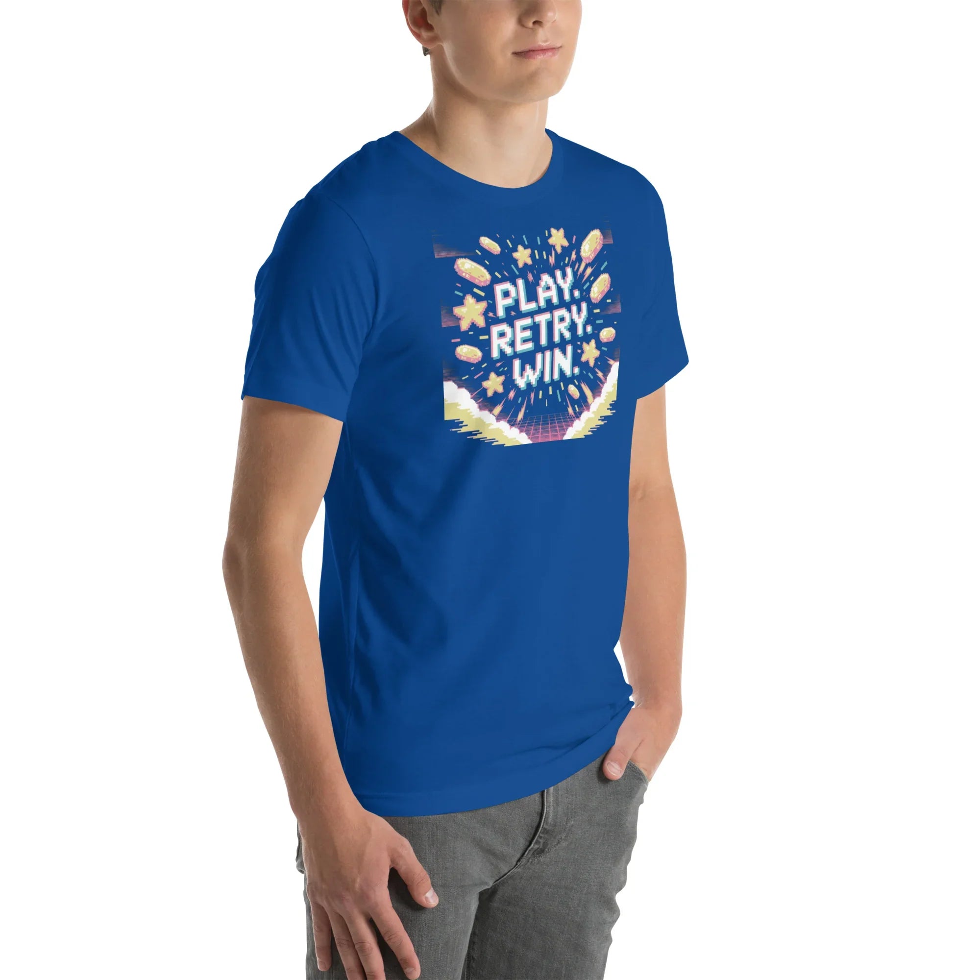 Retro Platformer T-Shirt – Fall Guys Gamer Tee - RaZits