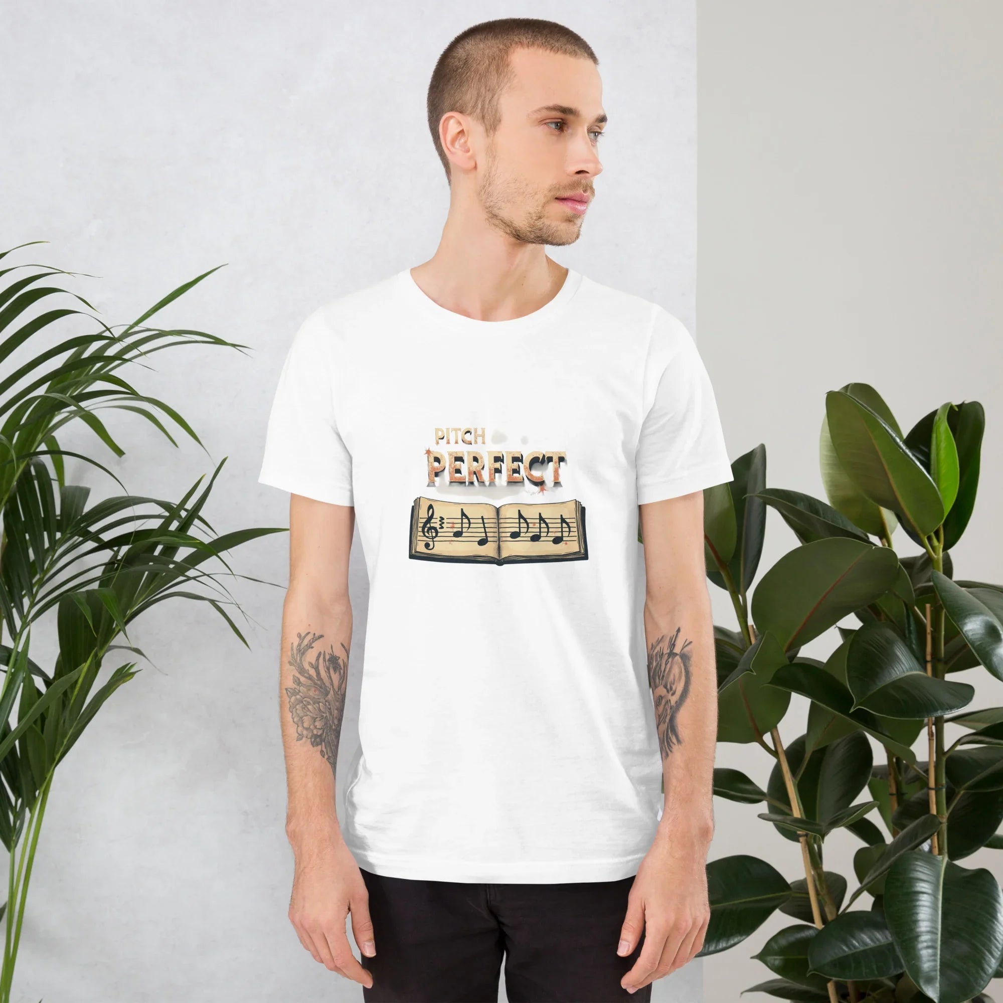 Pitch Perfect Music T-Shirt – Vintage Sheet Music Design - RaZits